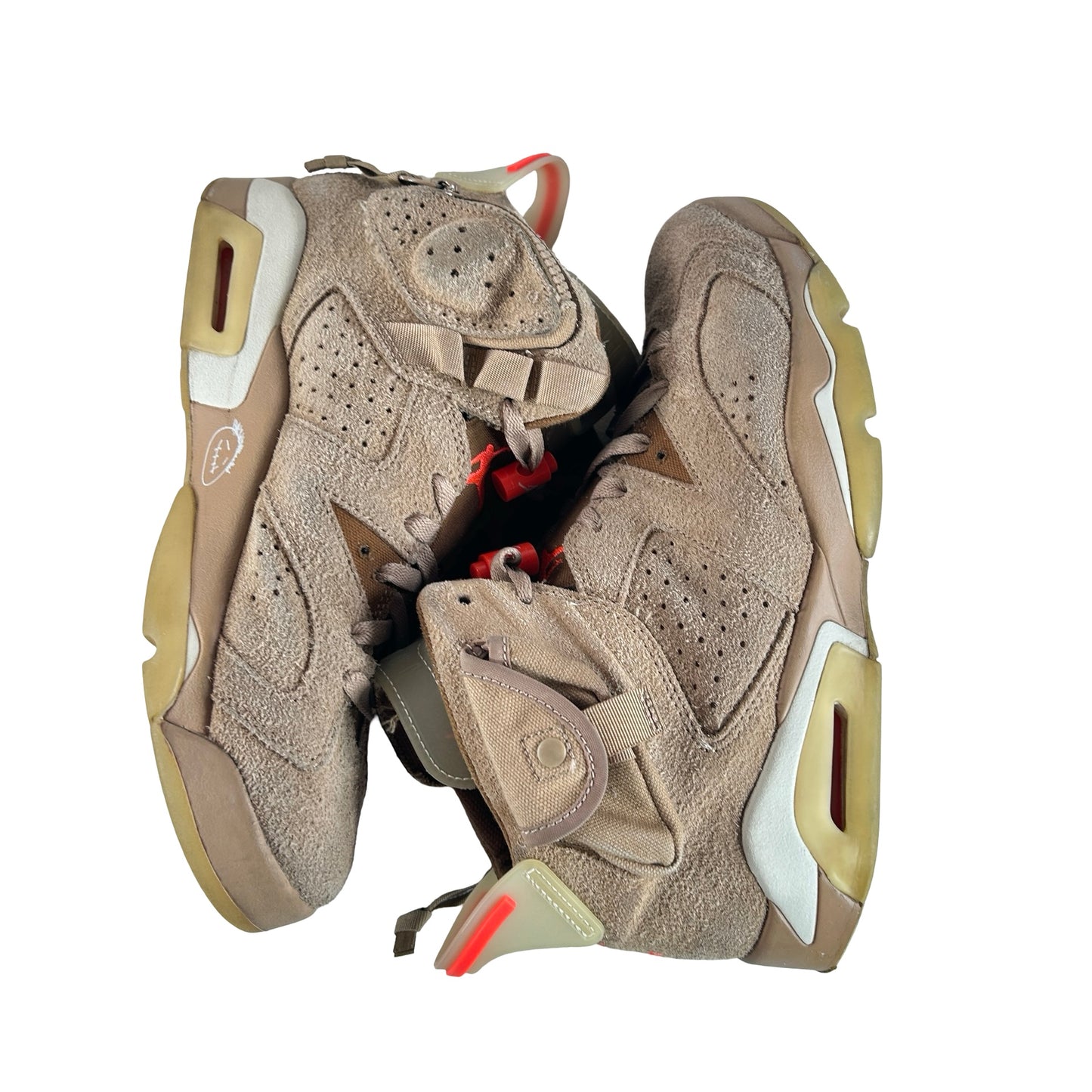 DH0690 200 Jordan 6 Retro Travis Scott British Khaki [USED] - 9 M (Used15)