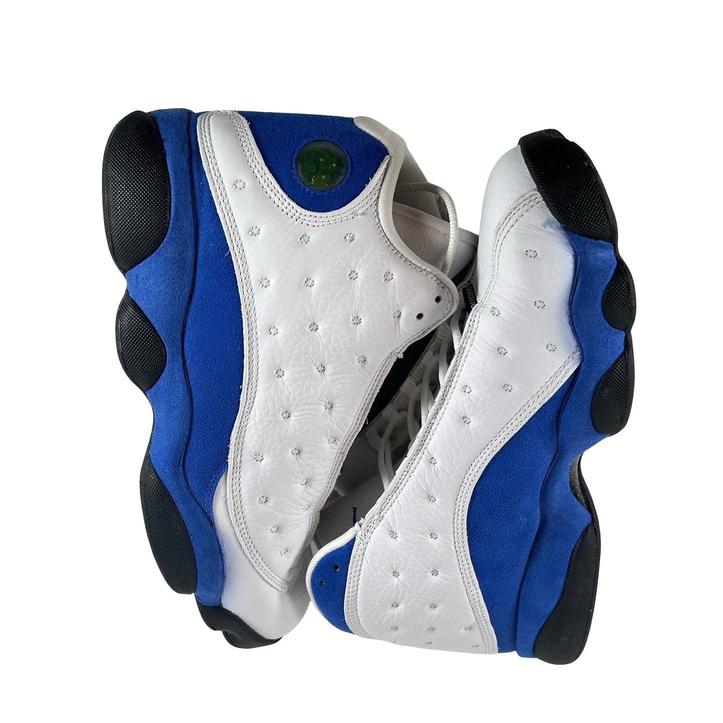 414571 117 Jordan 13 Retro White Hyper Royal Black [USED] - 10.5 M (Used)