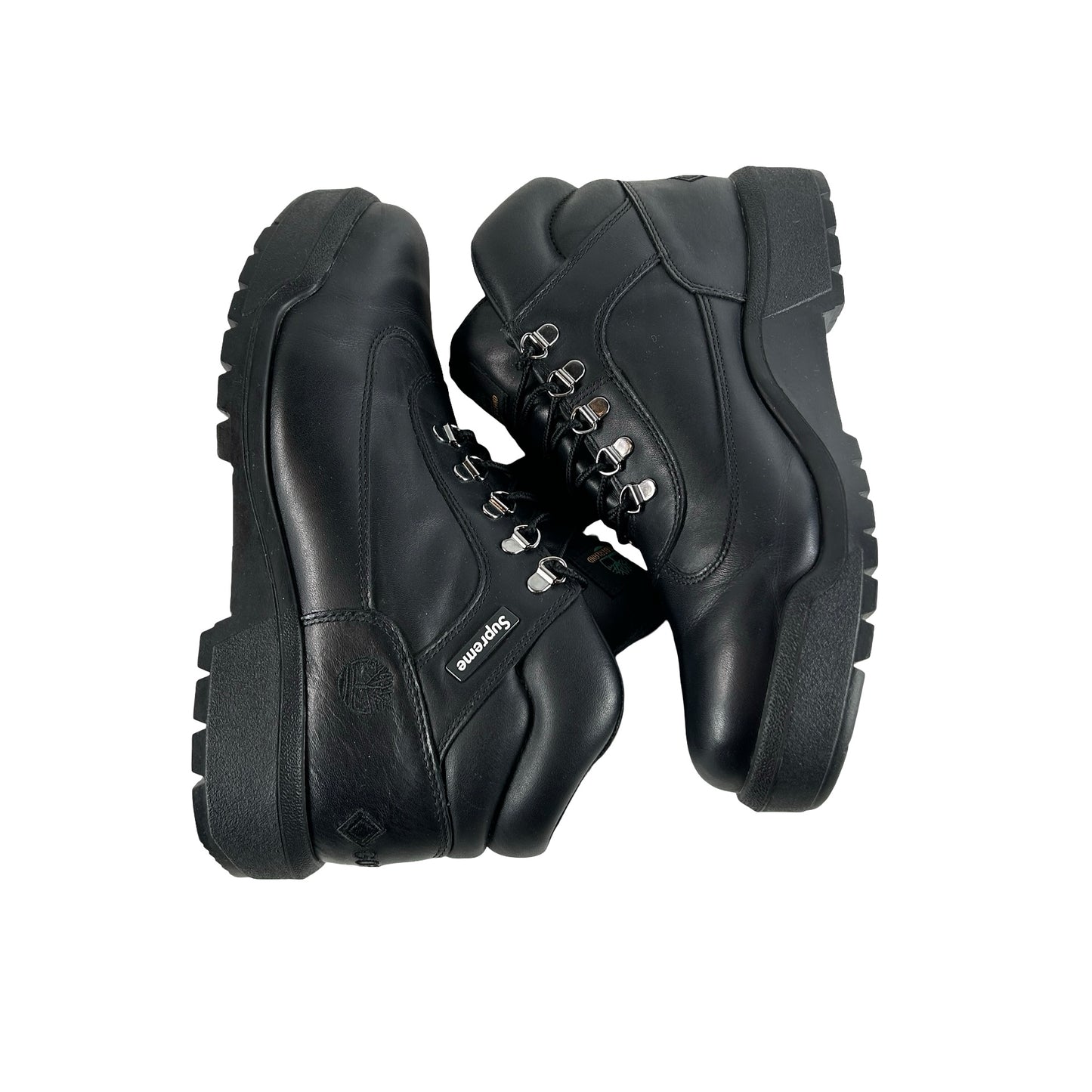 TB0A6FTX W02 Timberland Field Boot Mid Lace Up Supreme Black [USED] - 9 M (Used)
