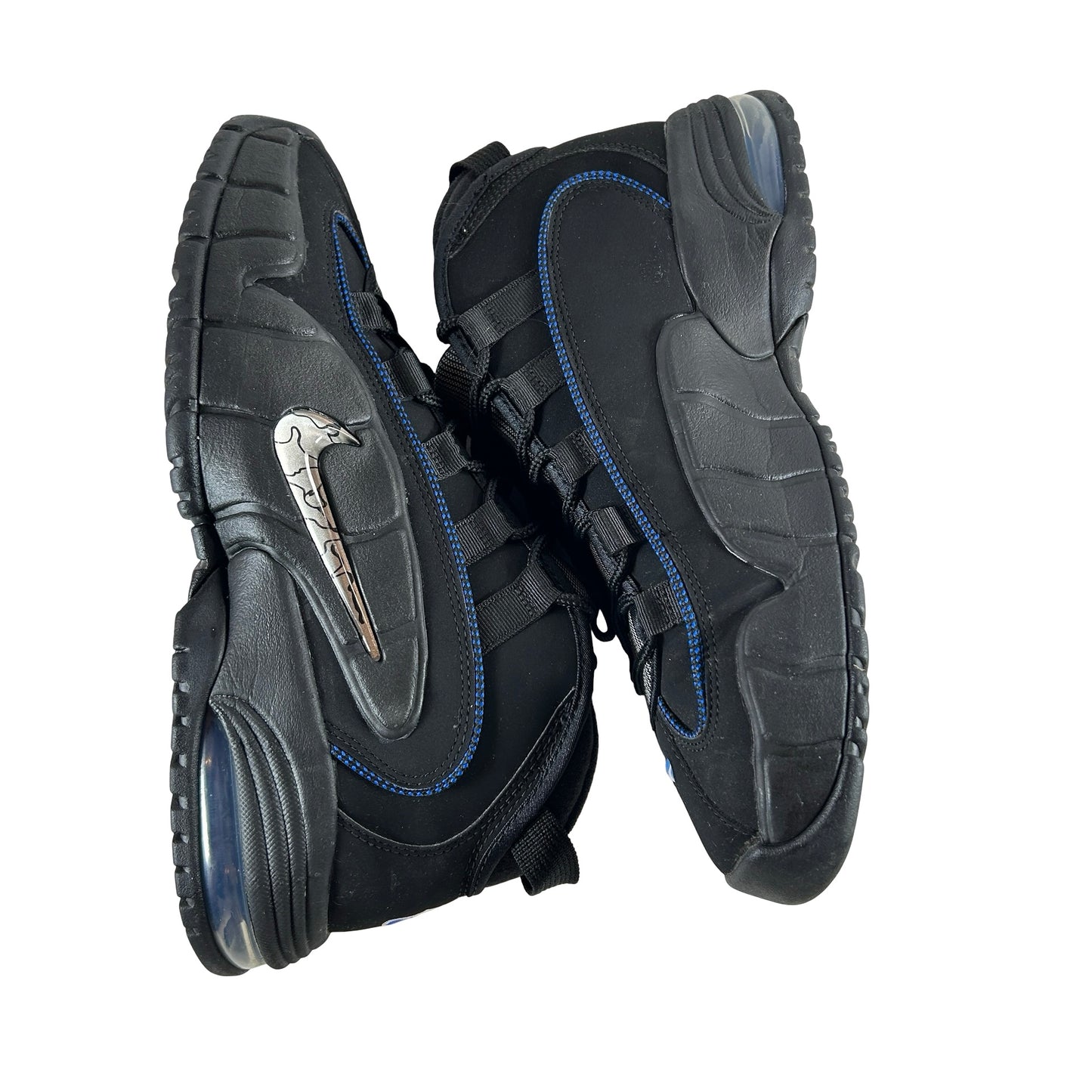 DN2487 002 Nike Air Max Penny 1 All-Star Black Metallic Silver [USED] - 10.5 M (Used)