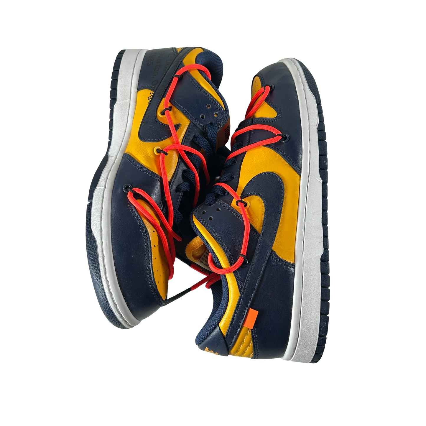 CT0856 700 Dunk Low Off-White University Gold [USED] - 9.5 M (Used)
