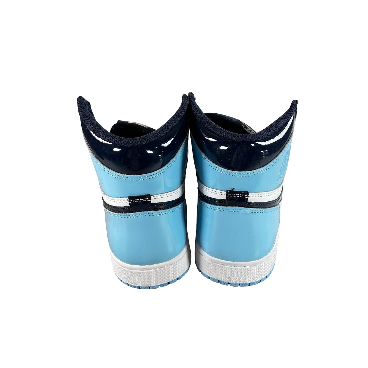 CD0461 401 Air Jordan 1 Retro High UNC Patent (Women's) - 9 W (Dye On Midsole)