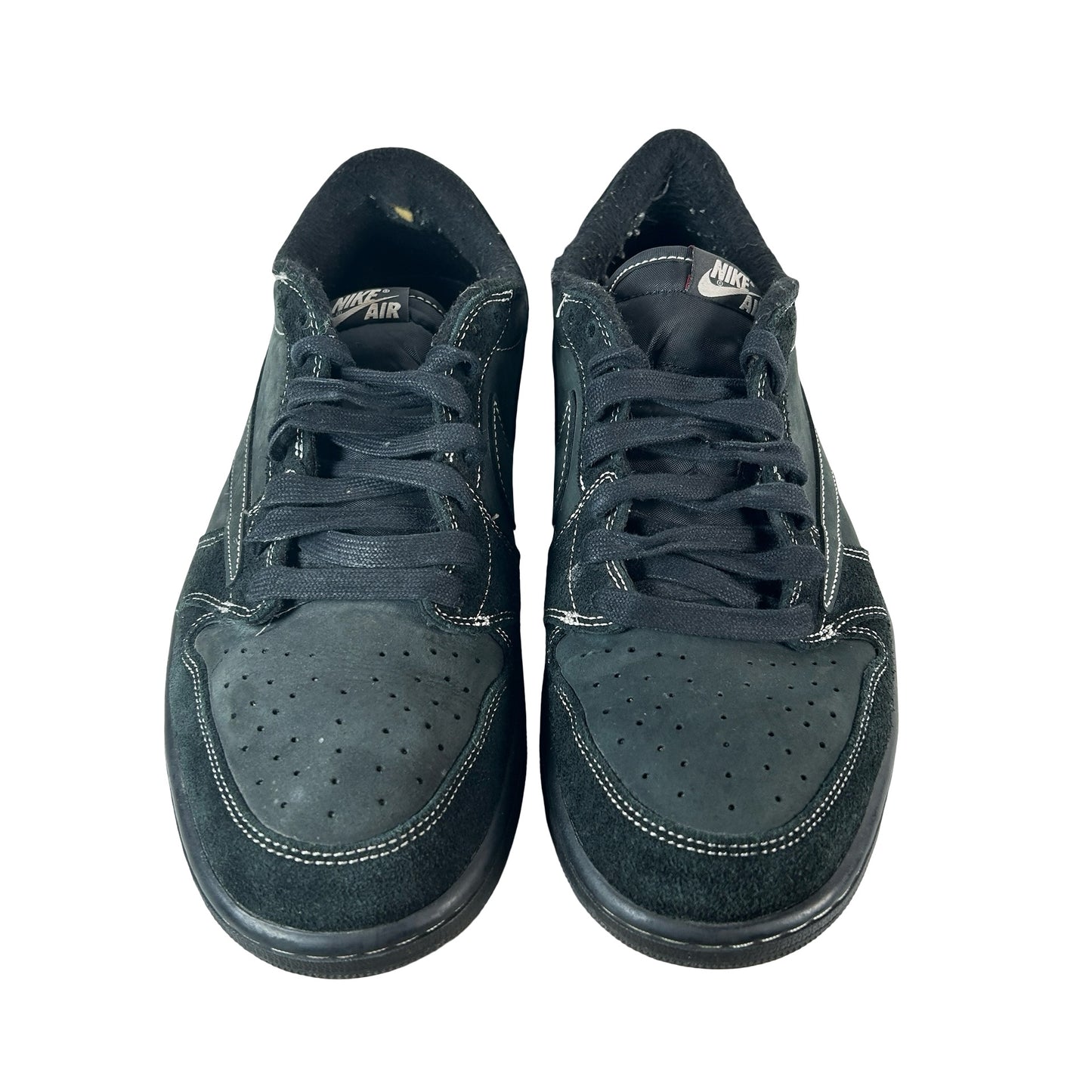 DM7866 001 Jordan 1 Retro Low OG SP Travis Scott Black Phantom [USED] - 12 M (Used) (No Box)
