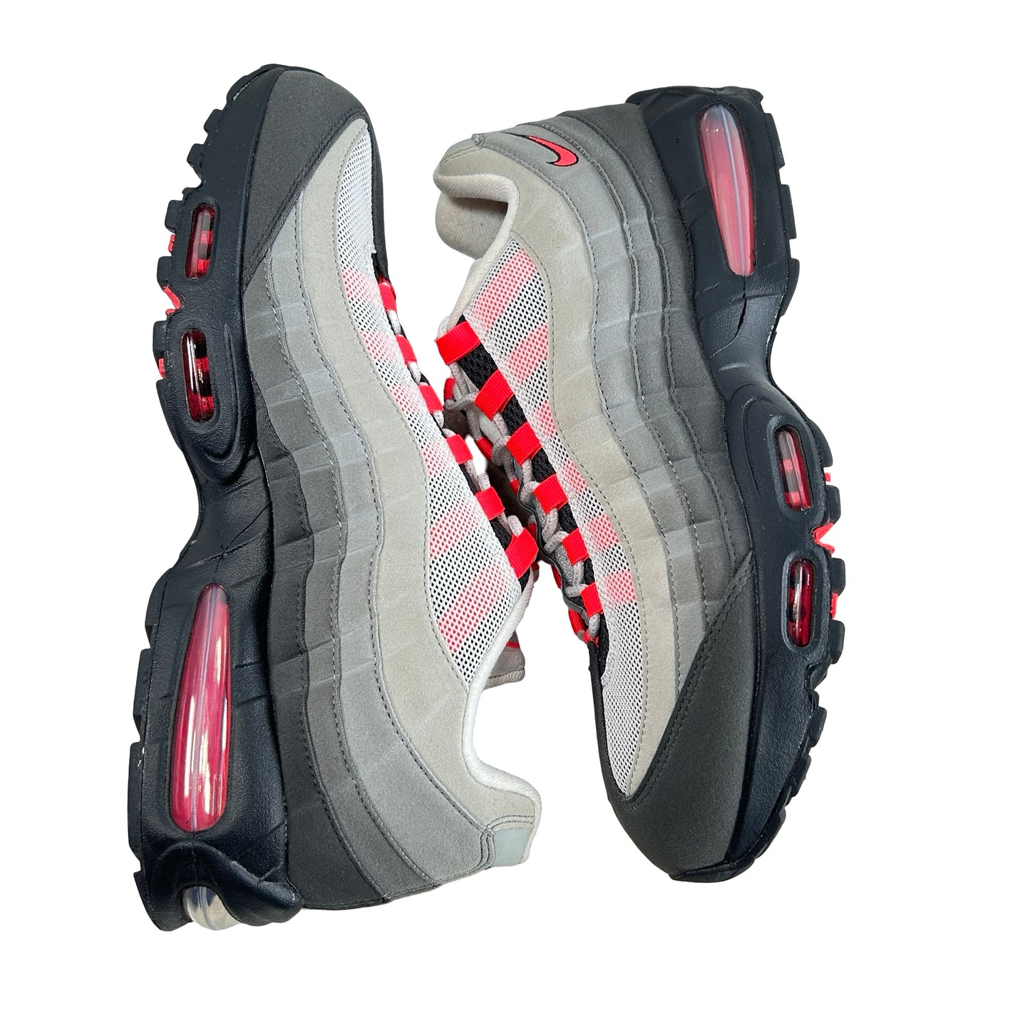 IM7410 001 Nike Air Max 95 OG Big Bubble Solar Red (2025) [USED] - 13 M (Used)
