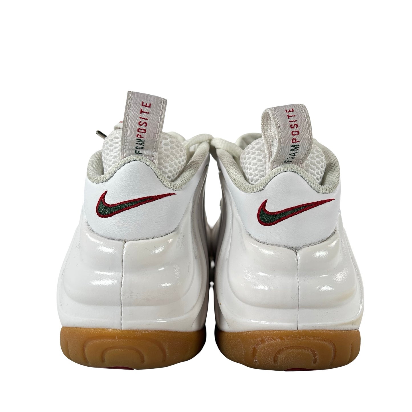 624041 102 Nike Air Foamposite Pro White Gucci [USED] - 10 M (Used)