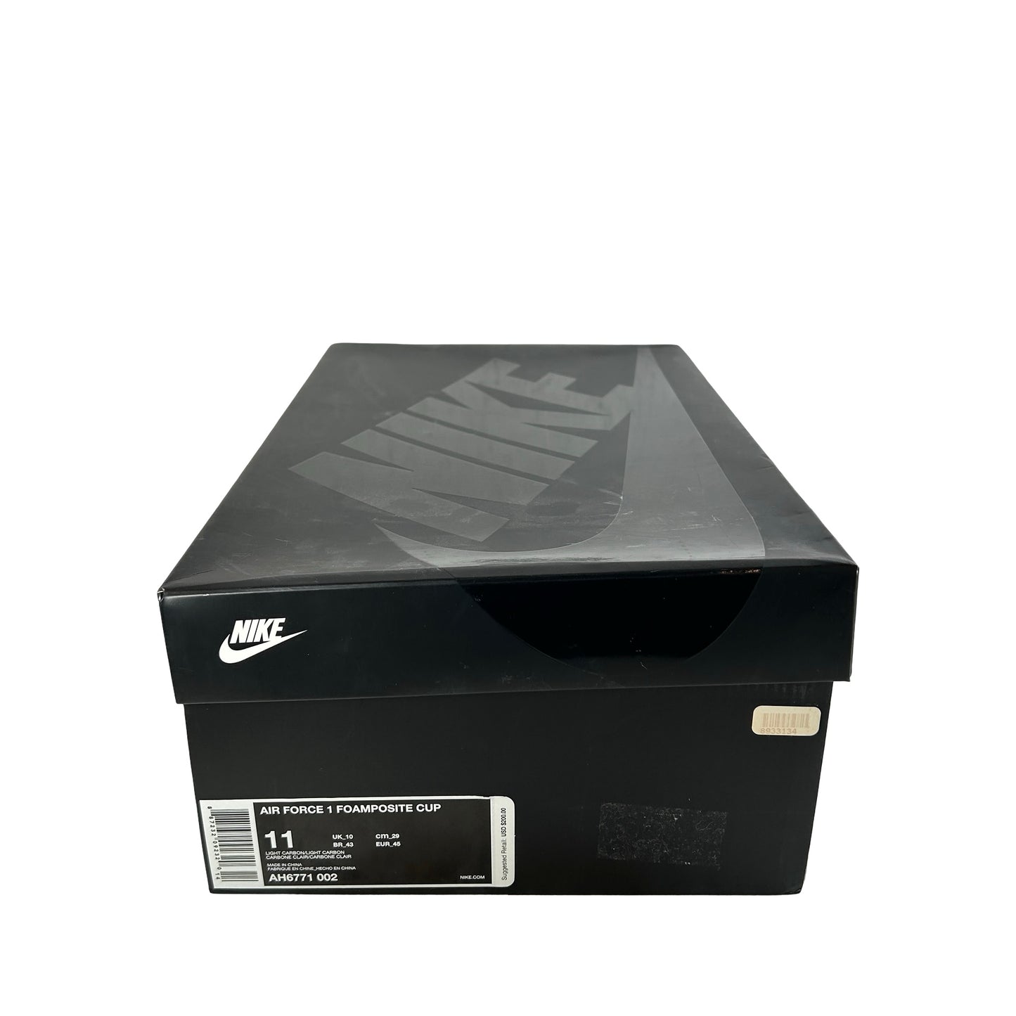 AH6771 002 Nike Air Force 1 Foamposite Cup Light Carbon [USED] - 11 M (Used)