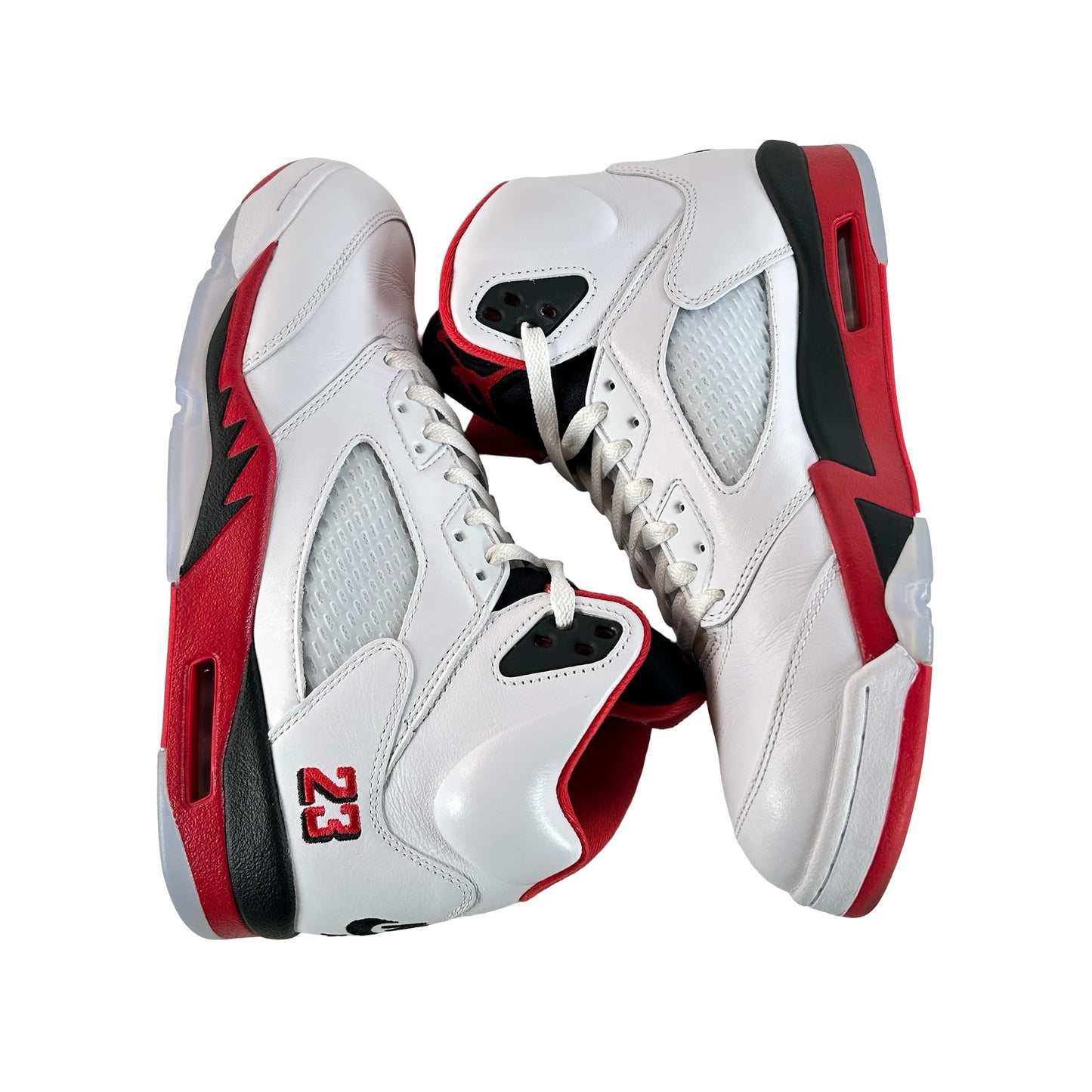 HQ7978 101 Jordan 5 Retro Fire Red Black Tongue (2025) [USED] - 10.5 M (Used4)