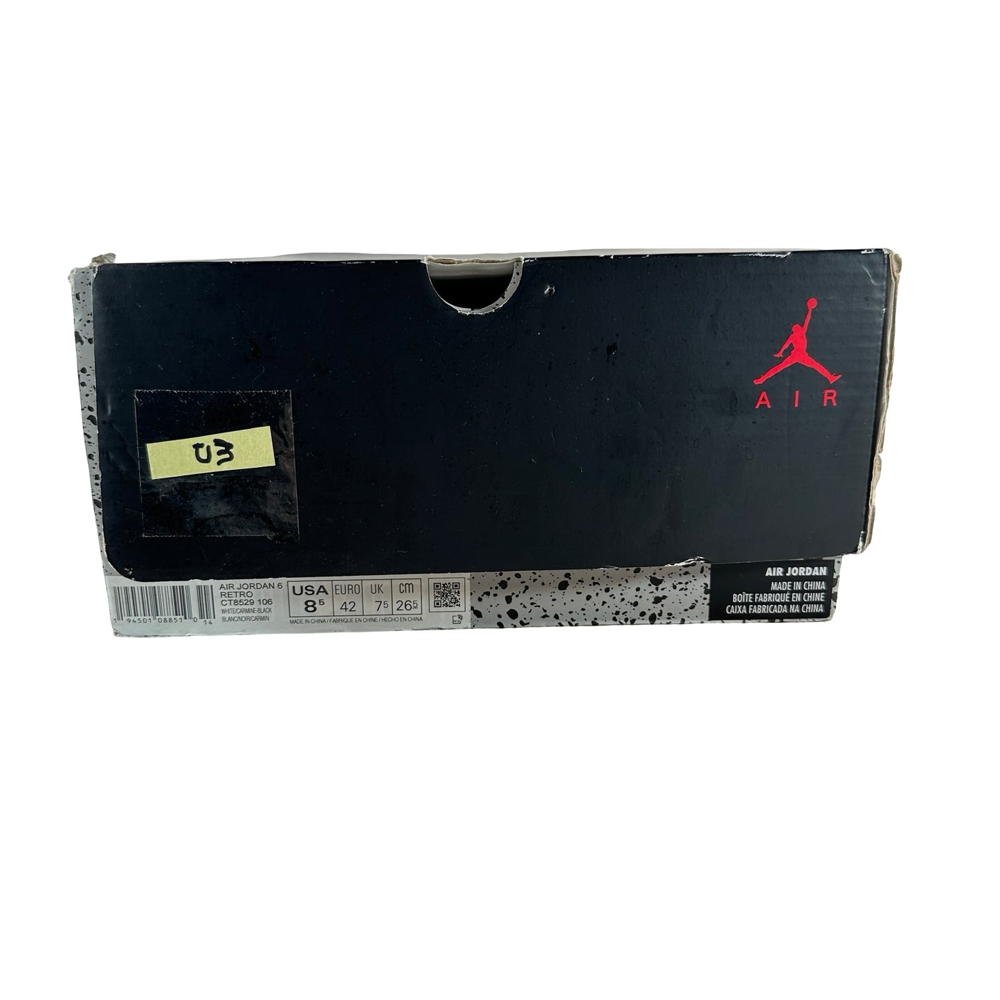 CT8529 106 Jordan 6 Retro Carmine [USED] - 8.5 M (Used3)