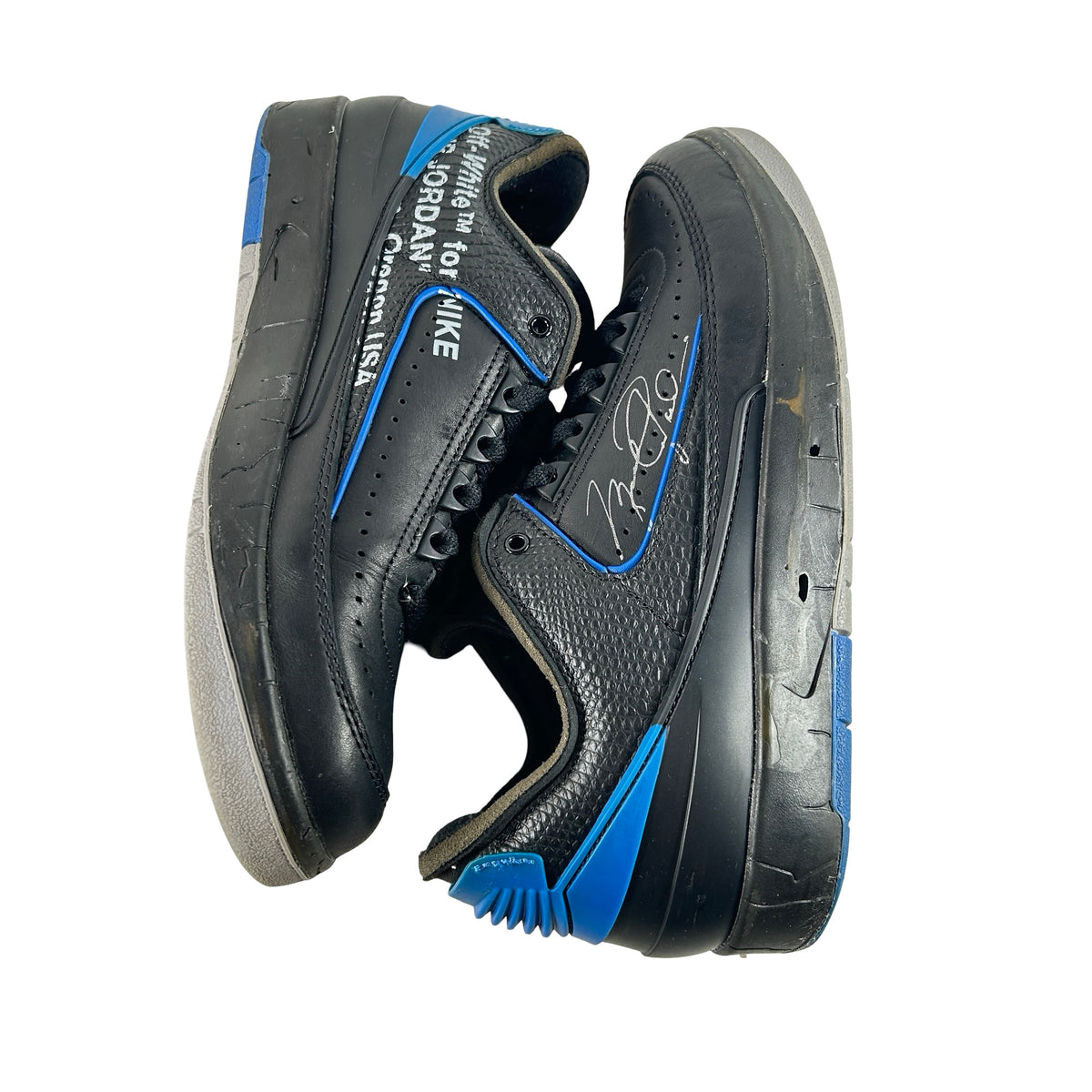 DJ4375 004 Jordan 2 Retro Low SP Off-White Black Blue [USED] - 7 M (Used)