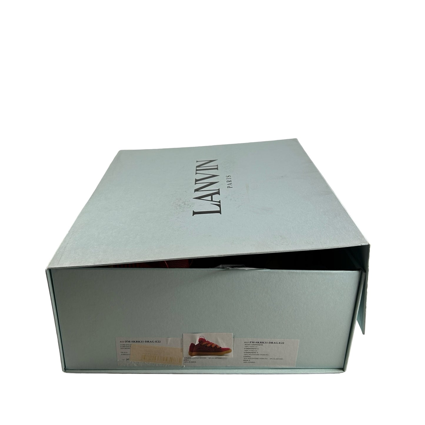 FM SKRK11 DRAG E2237 Lanvin Leather Curb Poppy Red [USED] - 45 M (Used)