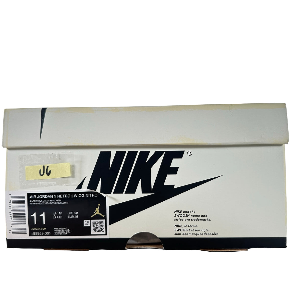 IB8958 001 Jordan 1 Retro Low OG Nigel Sylvester Nitro Better With Time [USED] - 11 M (Used6)