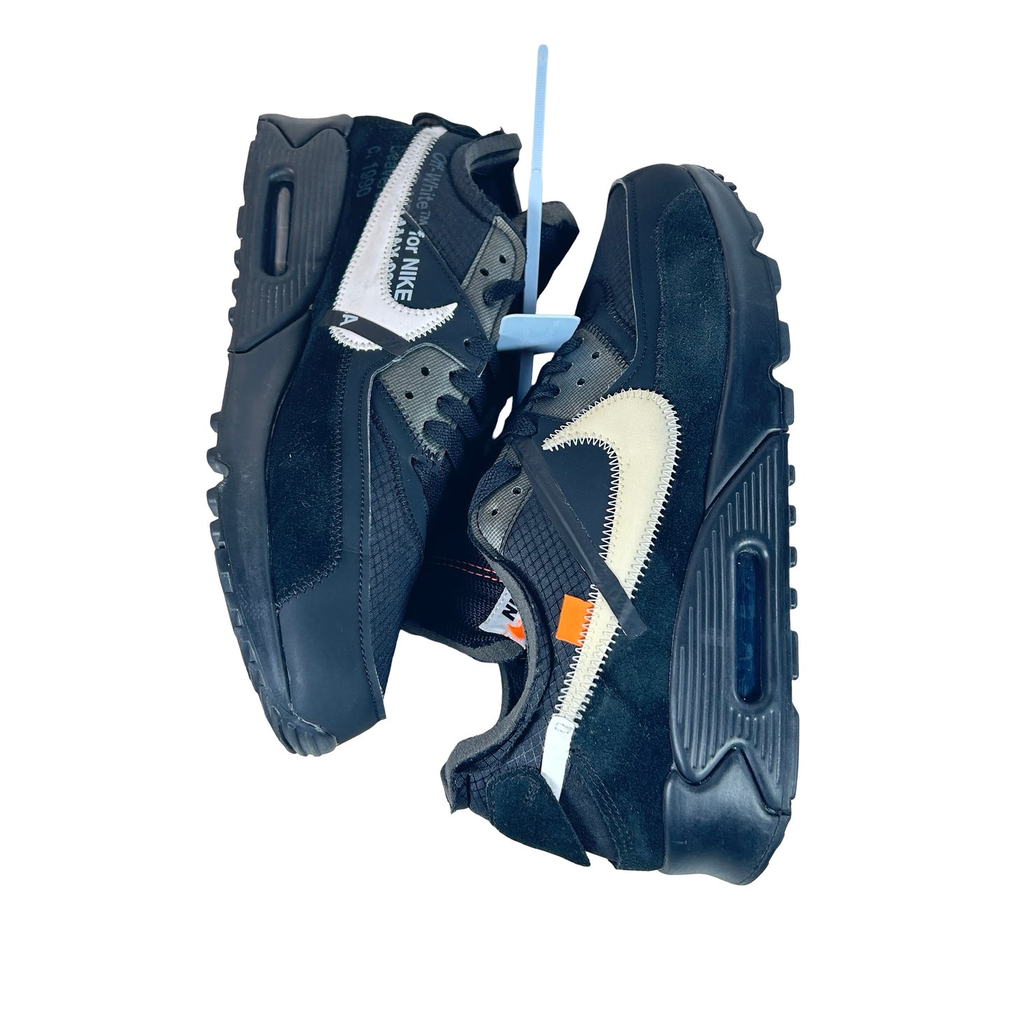 AA7293 001 Air Max 90 Off-White Black [USED] - 12 M (Used)