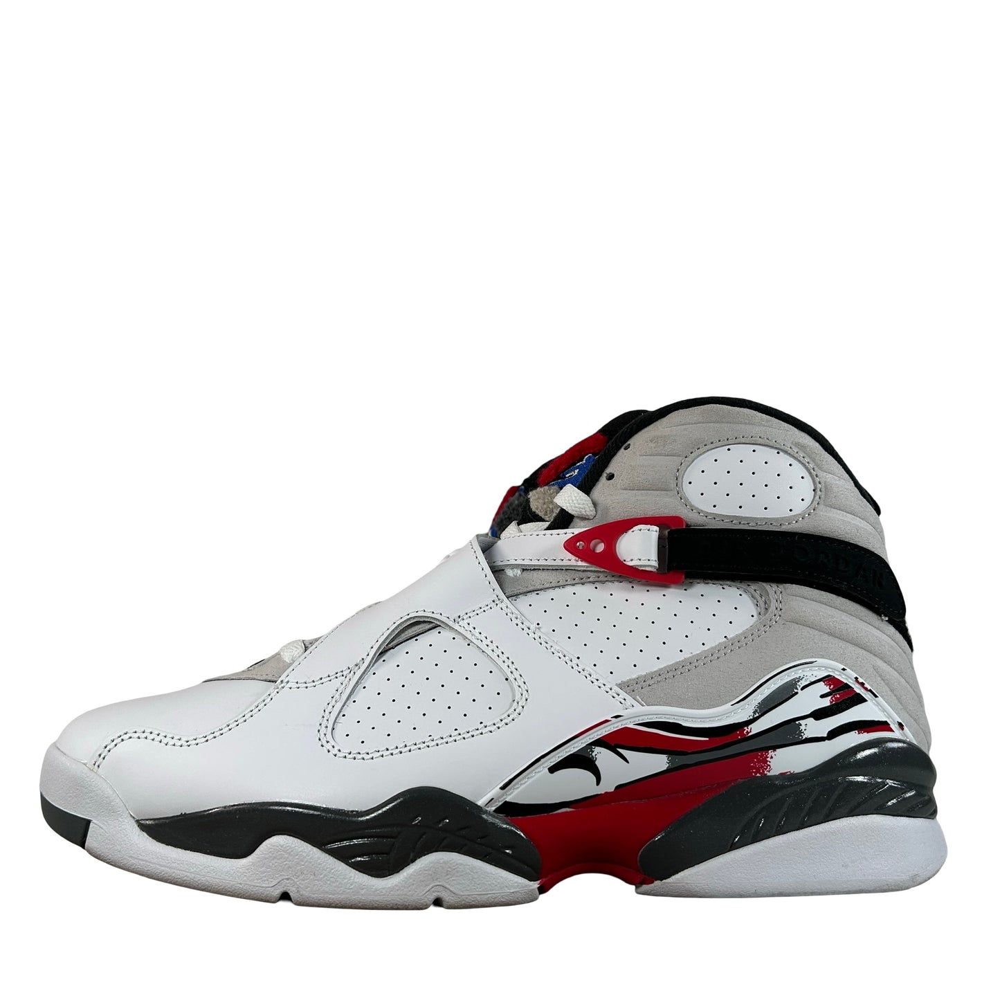 305381 100 Jordan 8 Retro White True Red (2025) [USED] - 11 M (Used2)