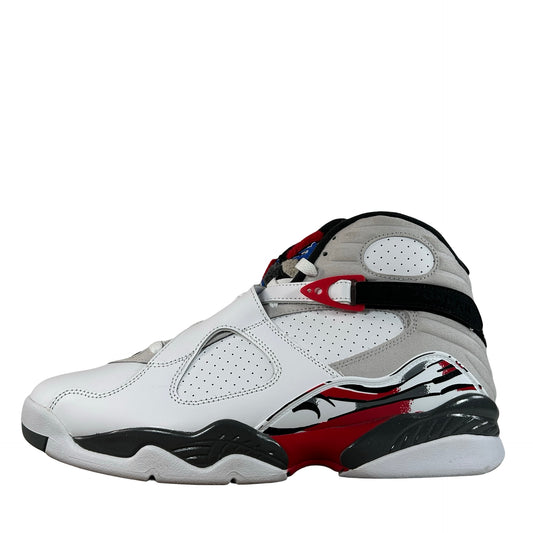 305381 100 Jordan 8 Retro White True Red (2025) [USED] - 11 M (Used2)