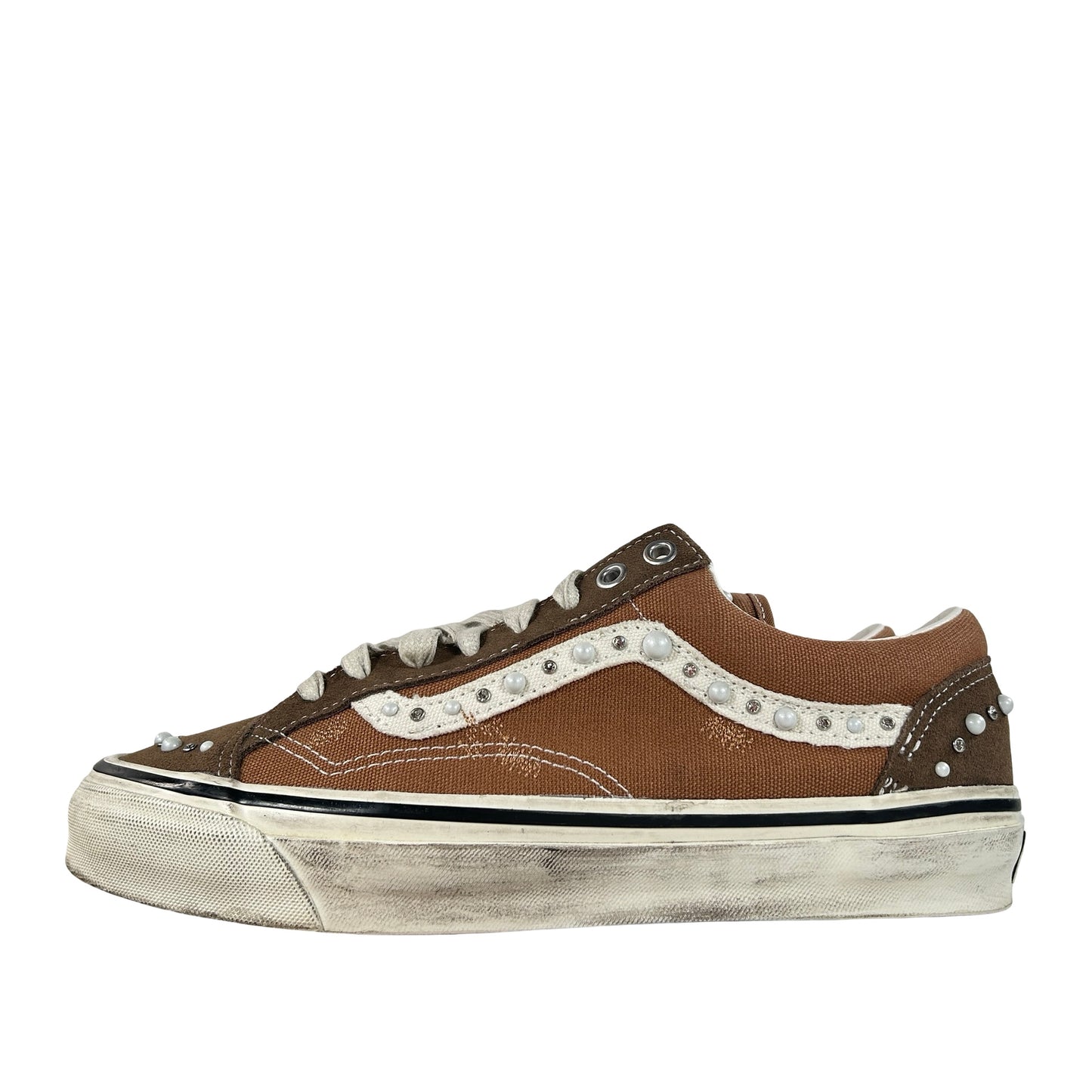 VN000E8VFST Vans LX Old Skool 36 Pearlized Pack Vintage Cocoa Brown [USED] - 8.5 M (Used)