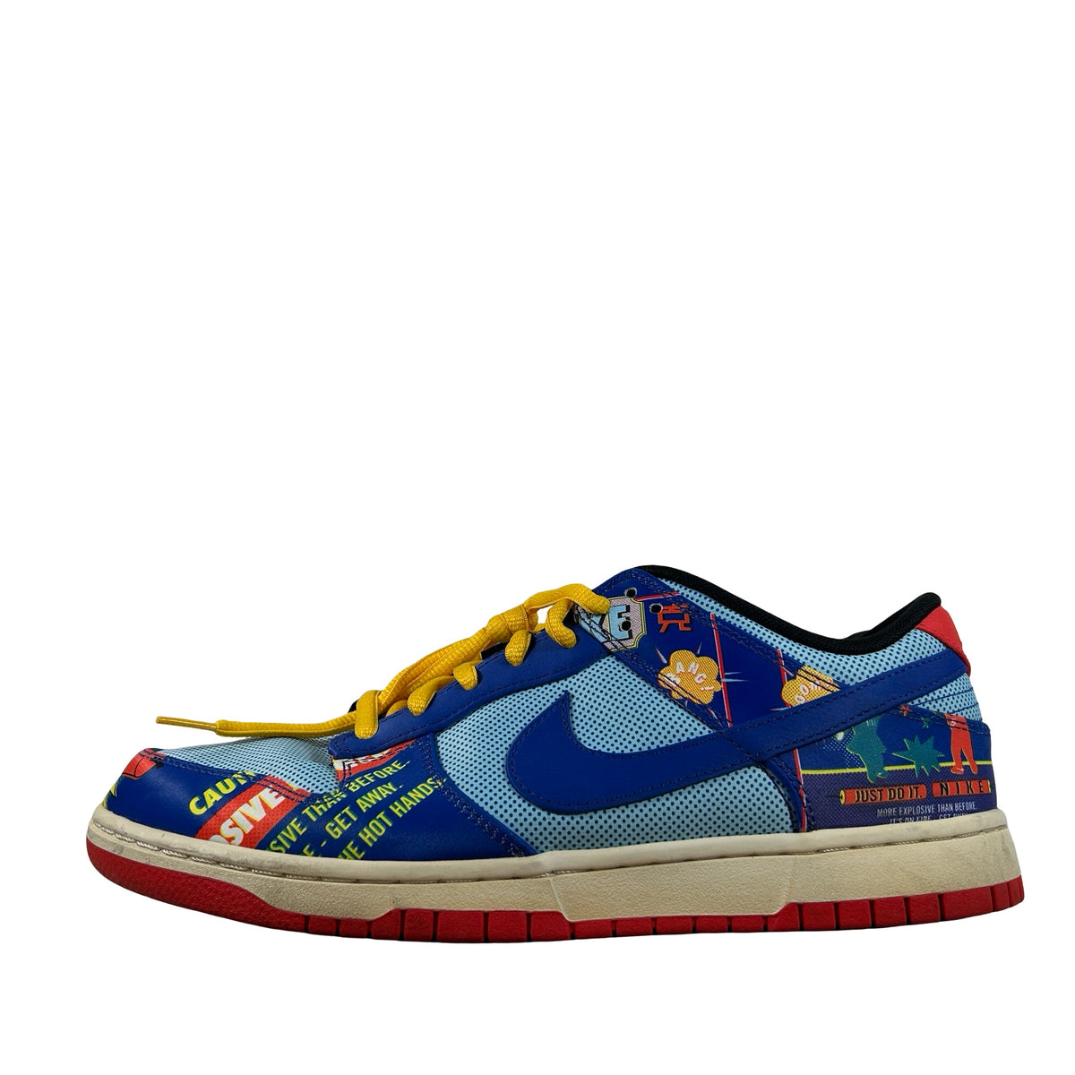 DD8477 446 Nike Dunk Low Chinese New Year Firecracker (2021) [USED] - 11.5 M (Used) (No Box)