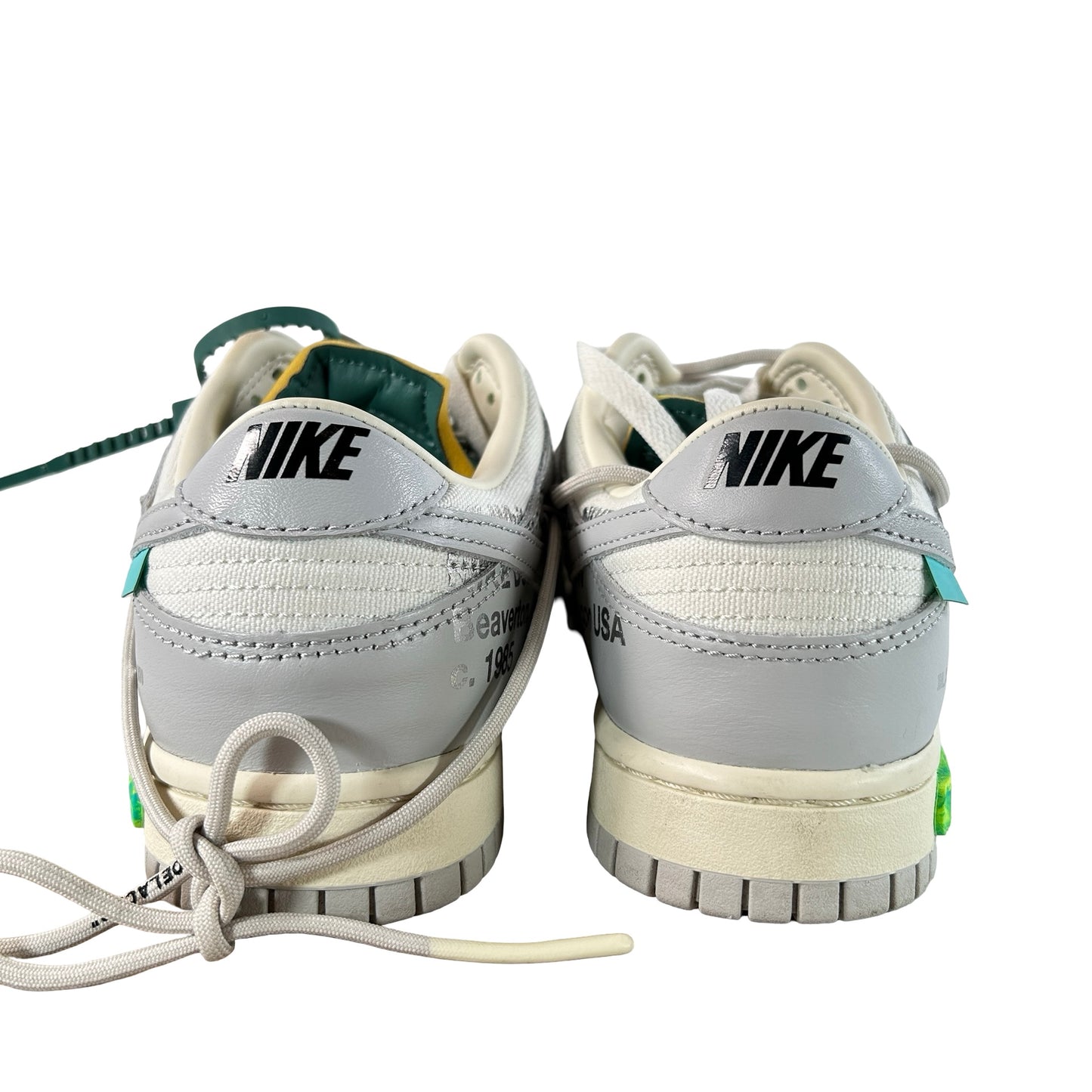 DM1602 117 Nike Dunk Low Off-White Lot 42 [USED] - 7.5 M (Used)