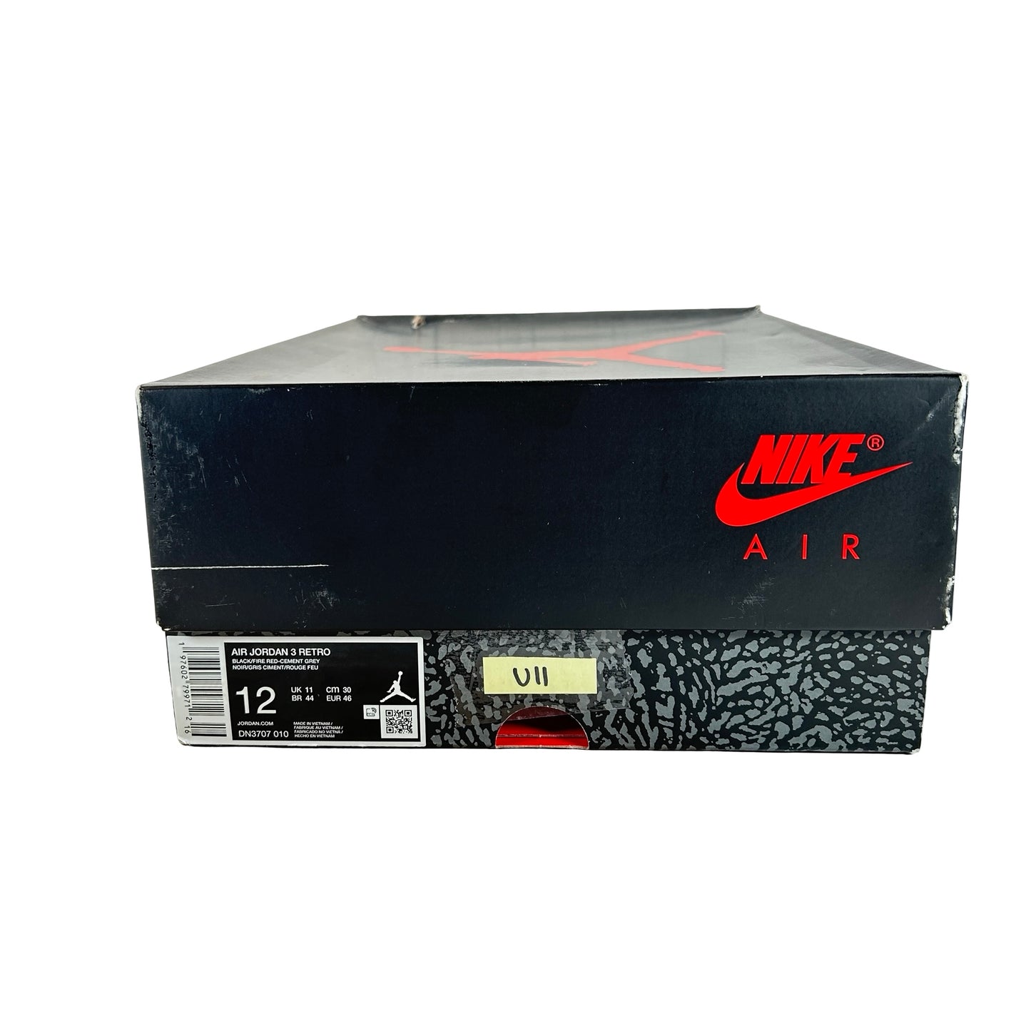 CT8532 001 Jordan 3 Retro Black Cat (2025) [USED] - 12 M (Used11)