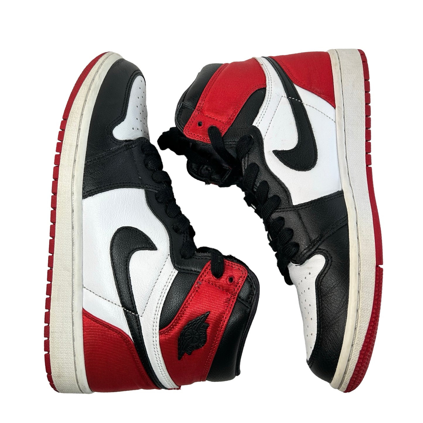 CD0461 016 AJ1 Satin Black Toe [USED] - 9 W (Used)