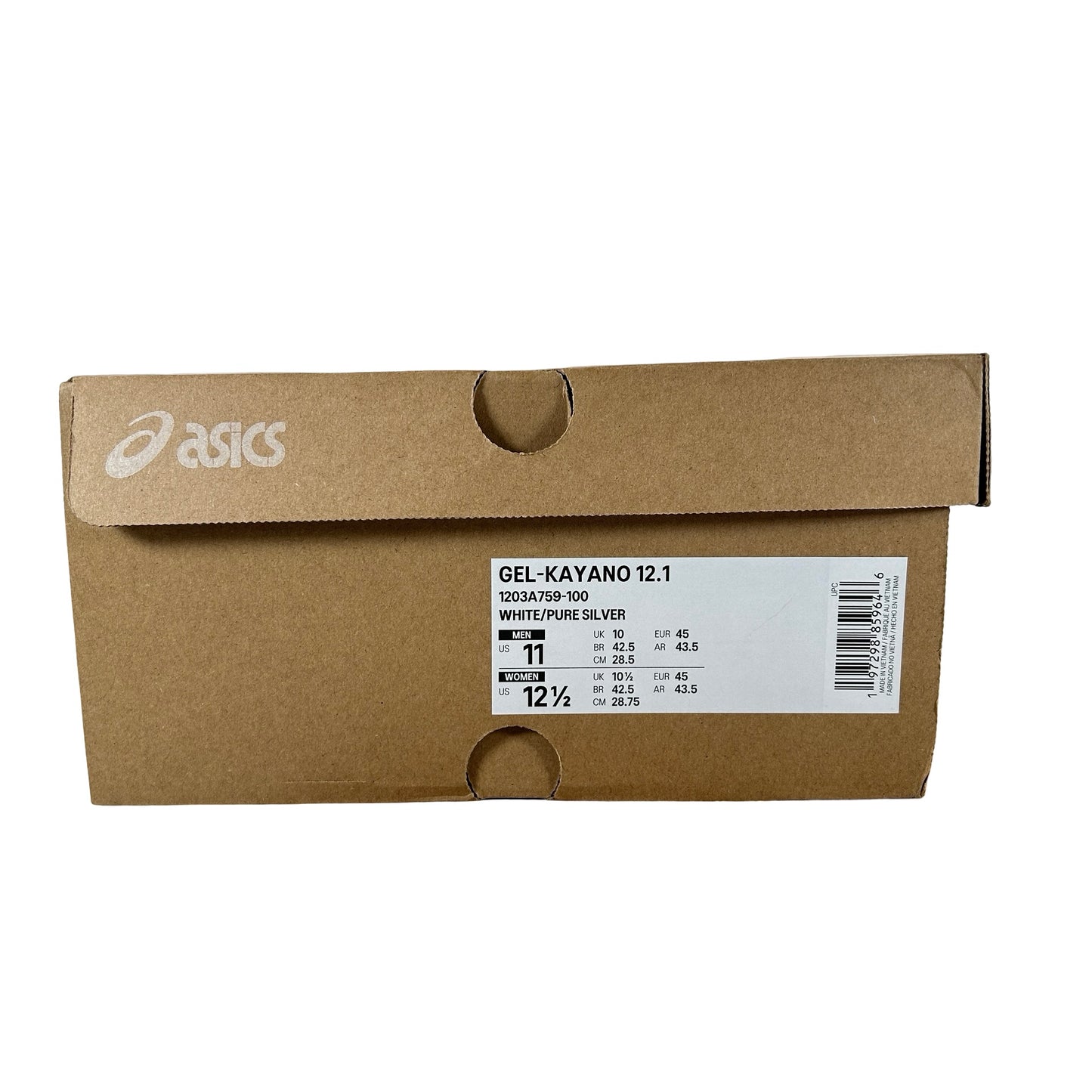 1203A759 100 ASICS Gel-Kayano 12.1 Silver Green [USED] - 11 M (Used)