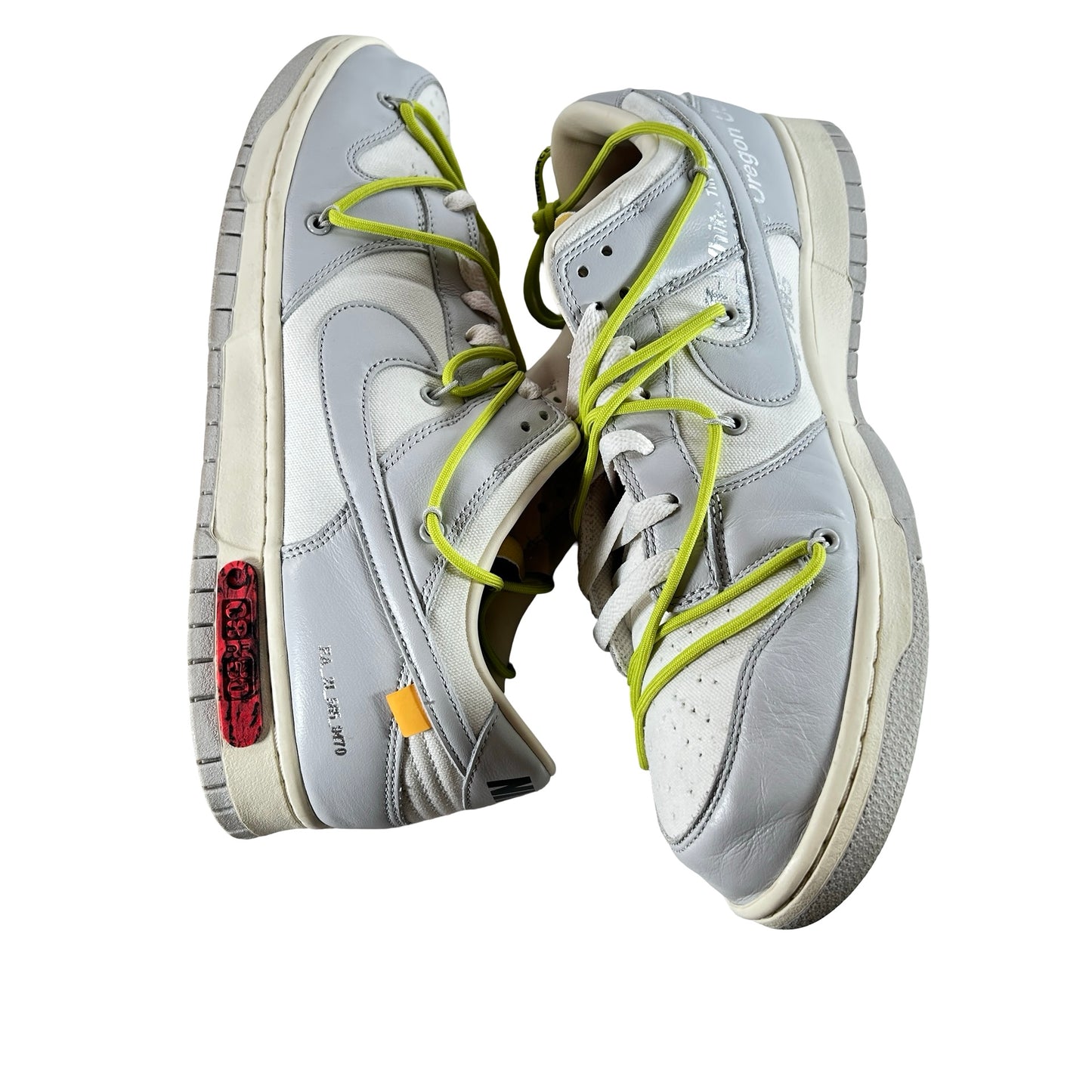 DM1602 106 Nike Dunk Low Off-White Lot 8 [USED] - 13 M (Used)