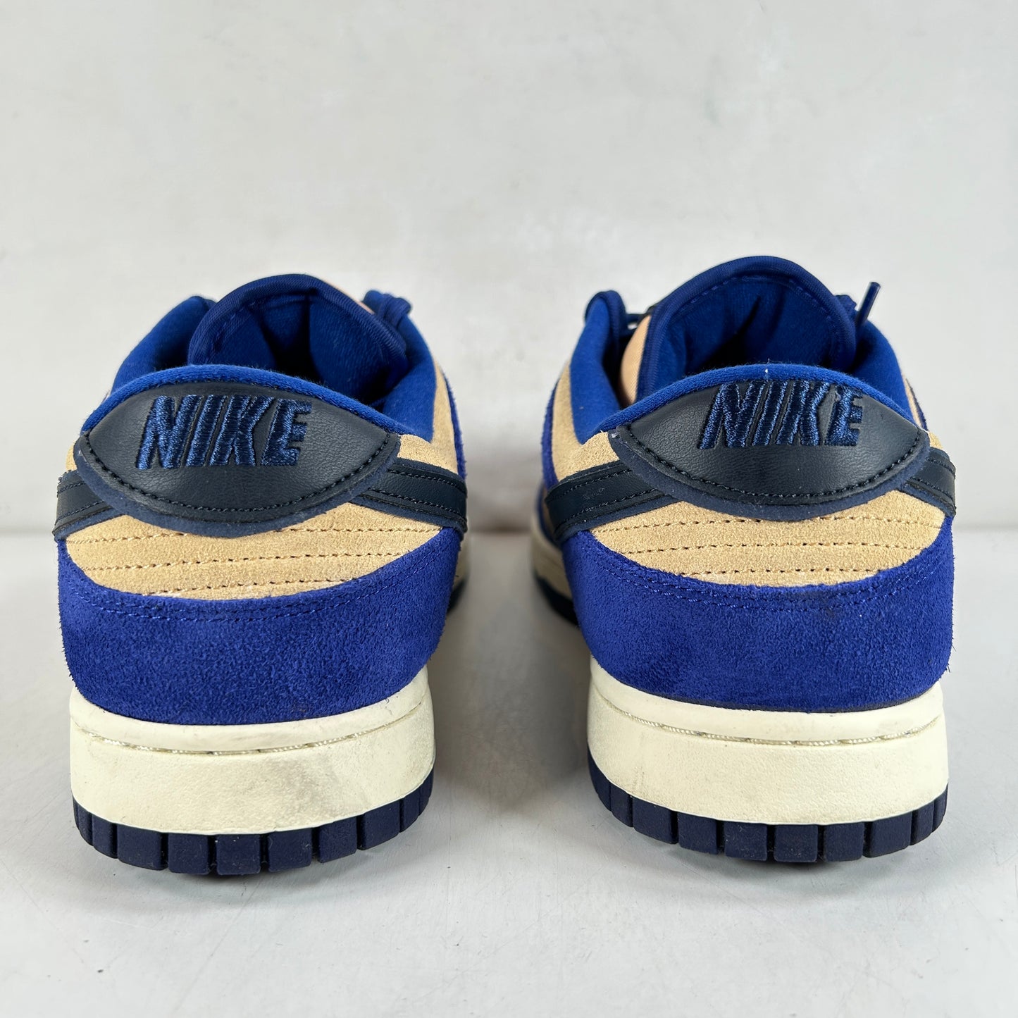 DV7411 400 Nike Dunk Low LX Blue Suede (Women's) [USED] - 11.5 W (Used)