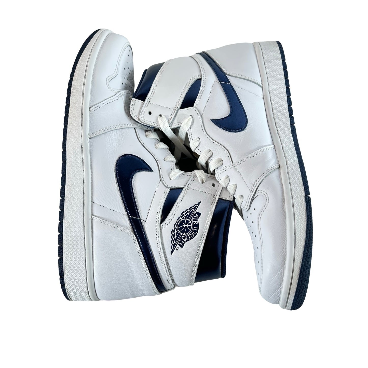 555088 106 Air Jordan 1 Retro High OG Metallic Navy 2016 [USED] - 10 (Used)