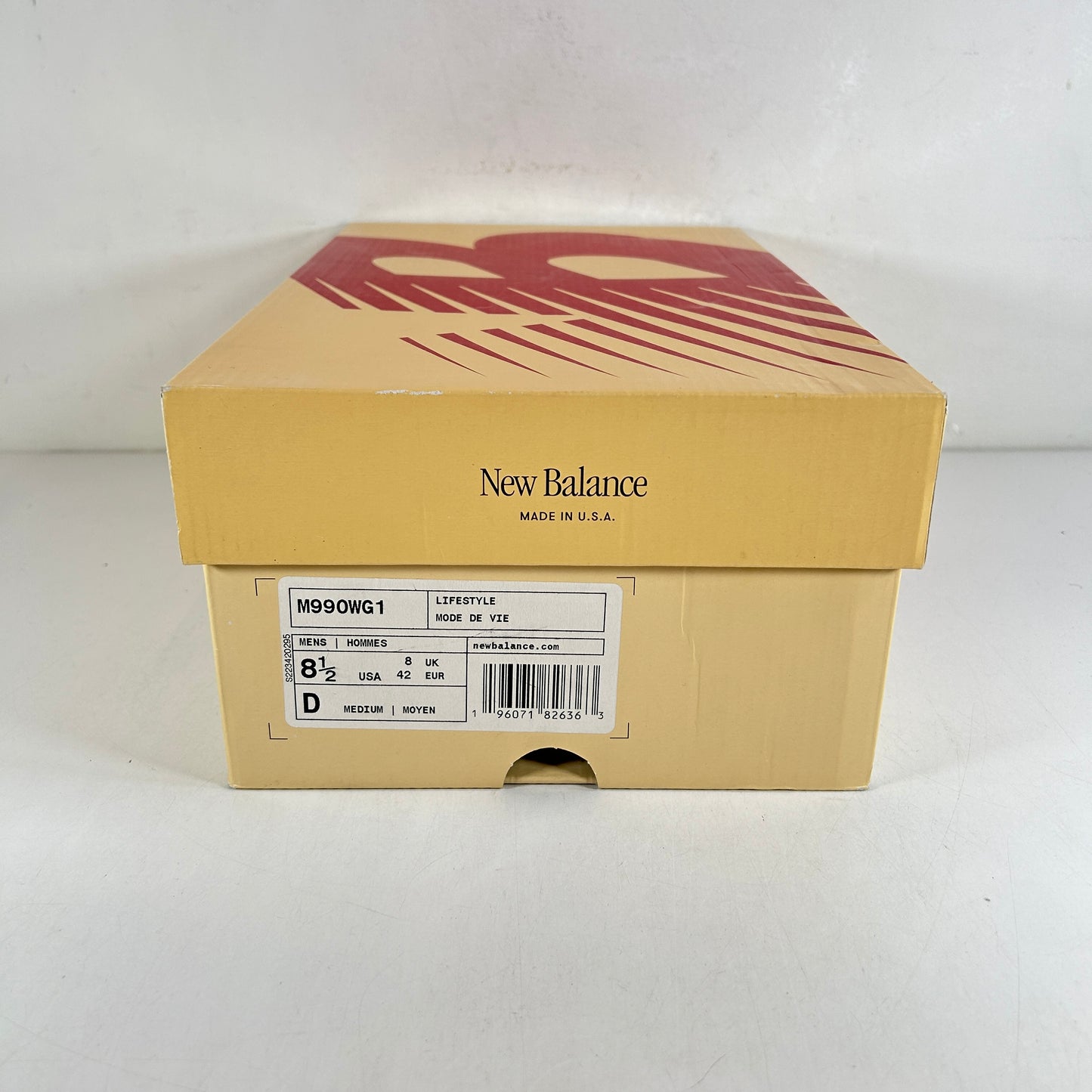 M990WG1 New Balance 990v1 MiUSA Grey Blue [USED] - 8.5 M (Used)