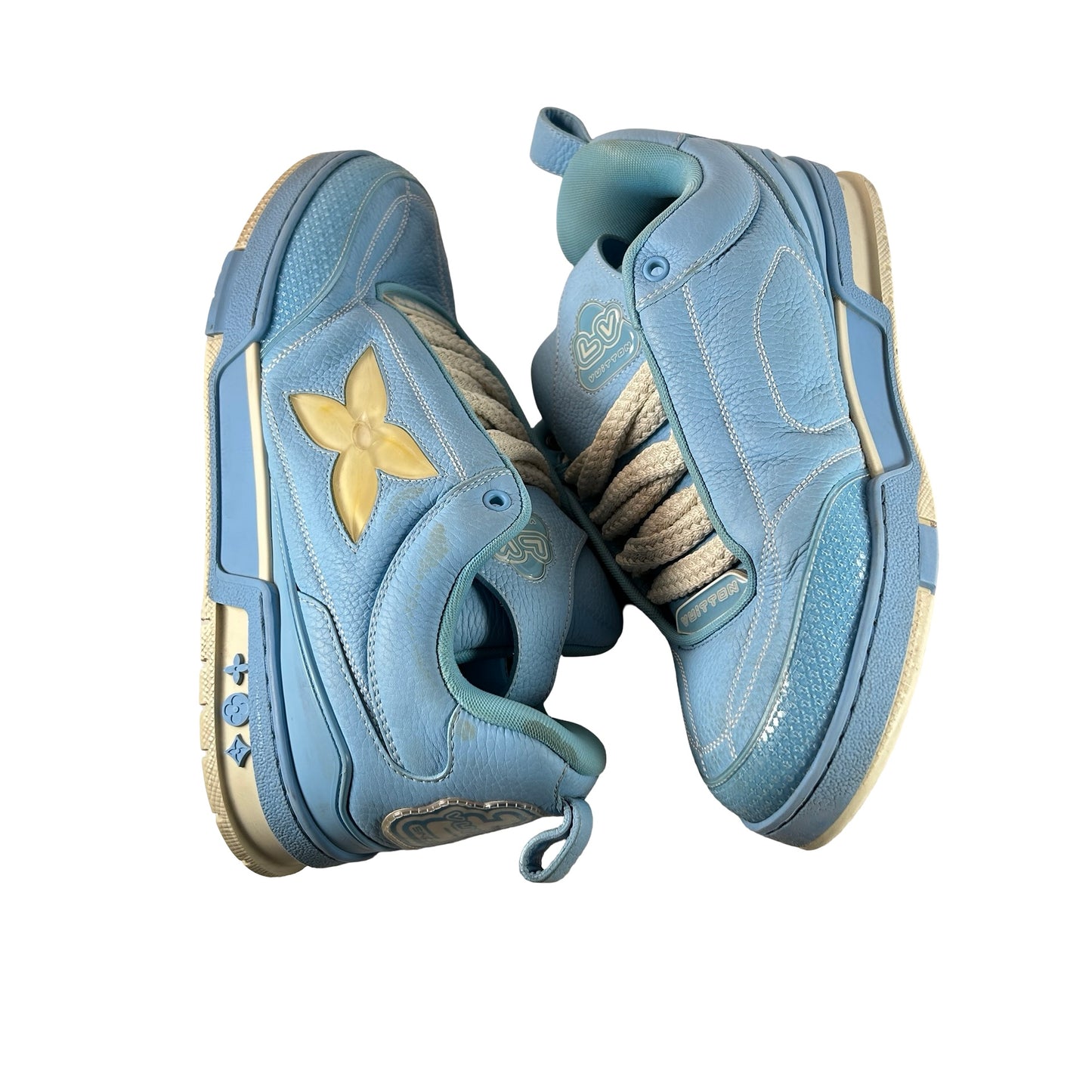 Louis Vuitton Skate Sneaker Baby Blue [USED] - LV 8 / US 9 M (Used) (No Box)