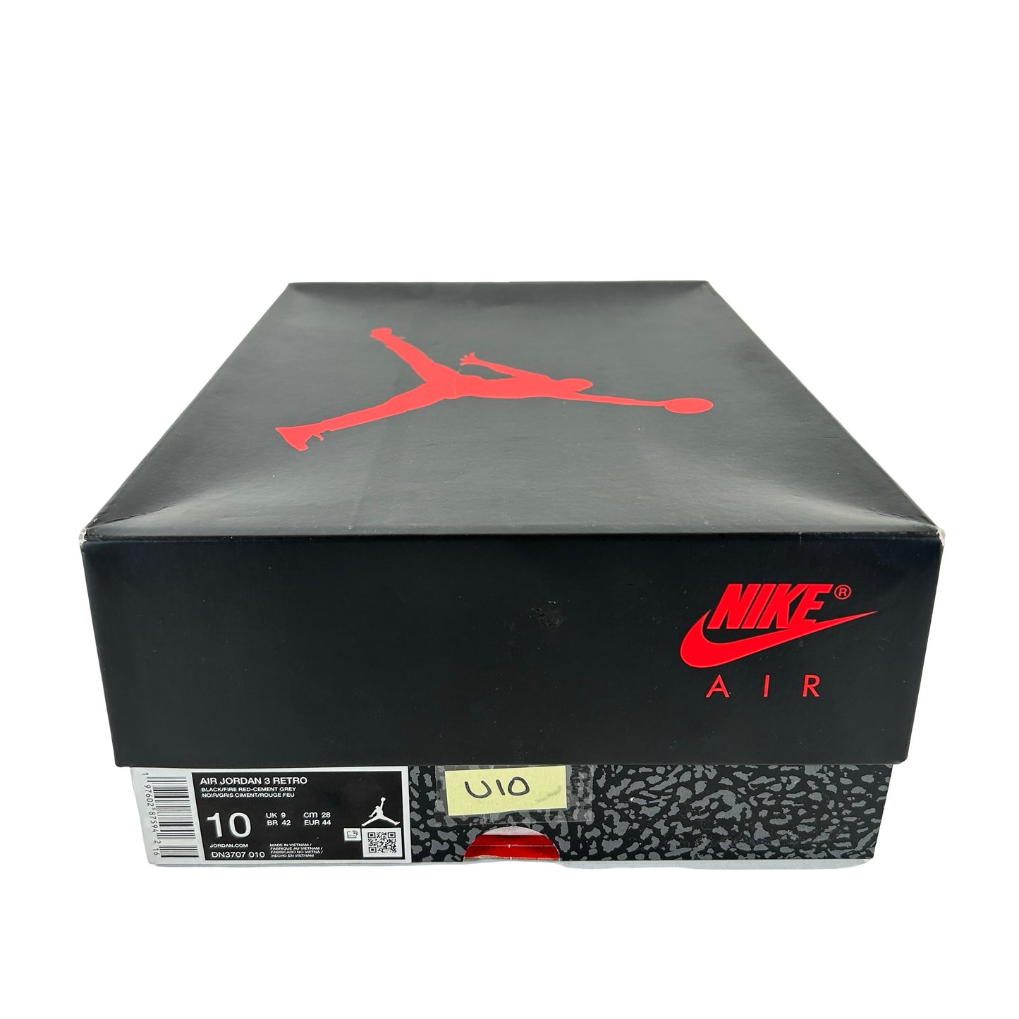 DN3707 010 Jordan 3 Retro Black Cement Reimagined (2024) [USED] - 10 M (Used10)
