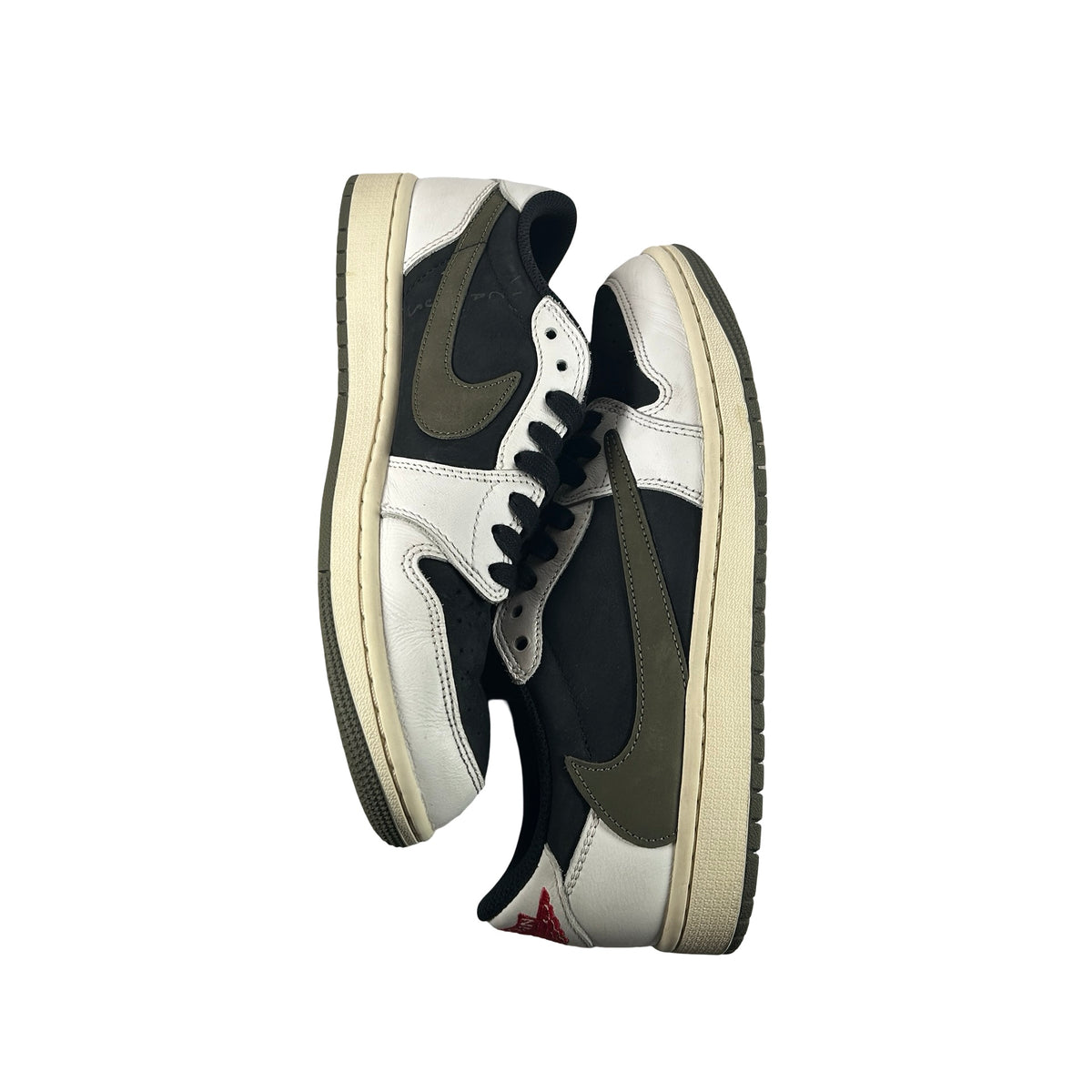 DZ4137 106 Jordan 1 Retro Low OG SP Travis Scott Olive (W) [USED] - 9 W (Used7)