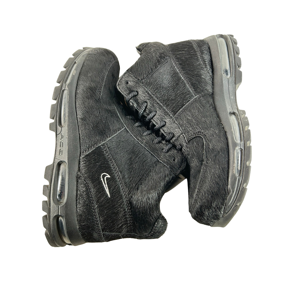 IO4635 001 Nike Air Max Goadome Black Pony Hair [USED] - 8.5 M (Used)