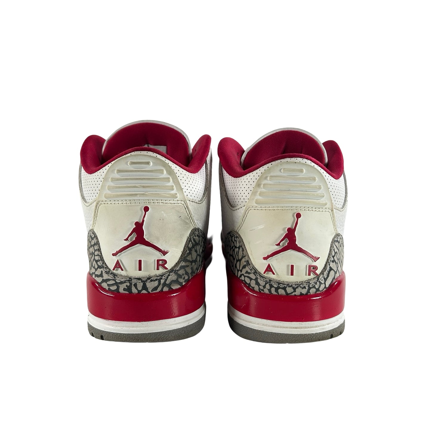 CT8532 126 Jordan 3 Retro Cardinal Red [USED] - 9 M (Used) (No Box)