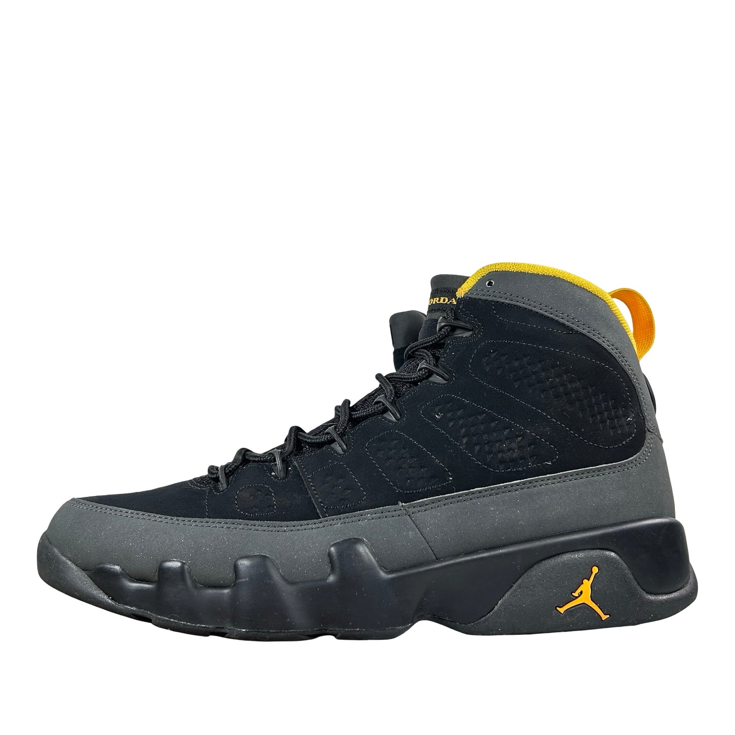 CT8019 070 Jordan 9 Retro Dark Charcoal University Gold [USED] - 10 M (Used4)
