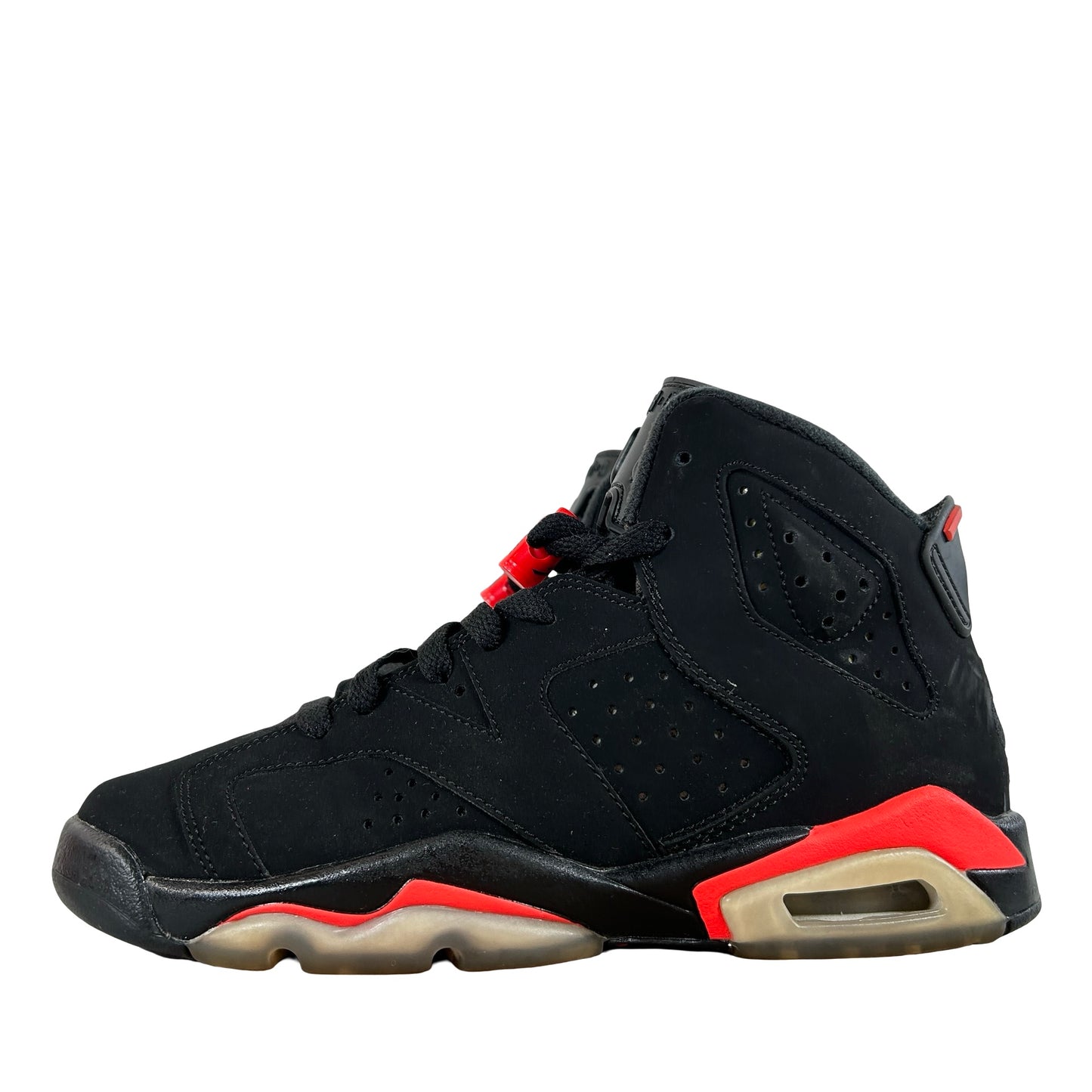 384665 060 Jordan 6 Black Infrared 2019 (GS) - 4 Y (Used) (No Box)