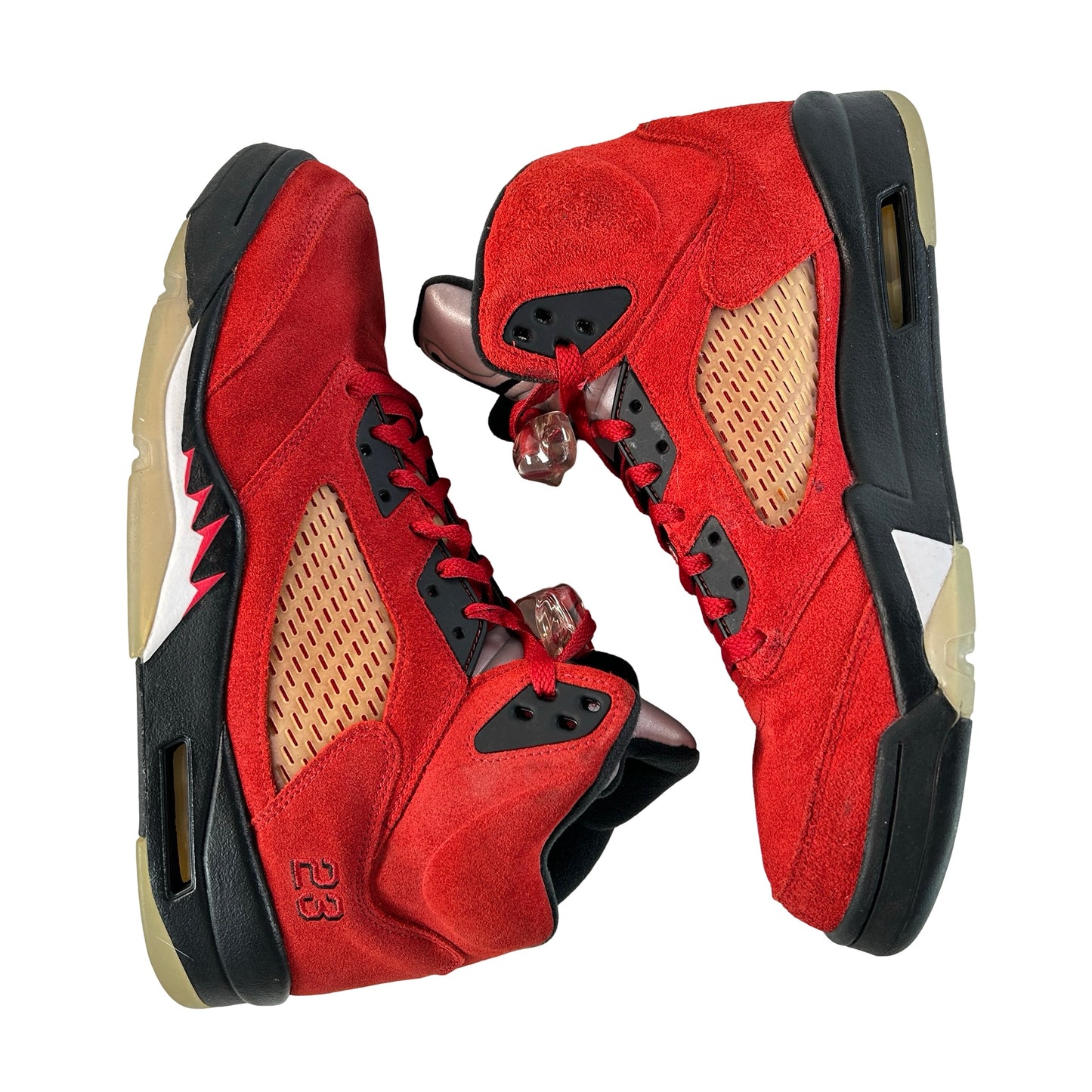 DD0587 600 Jordan 5 Raging Bull Red (2021) [USED] - 12 M (Used)