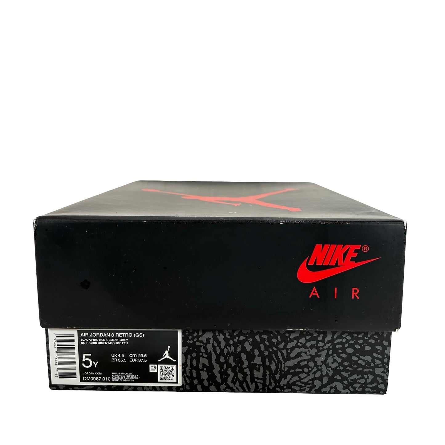 DM0967 010 Jordan 3 Retro Black Cement (2024) (GS) [USED] - 5 Y (Used4)