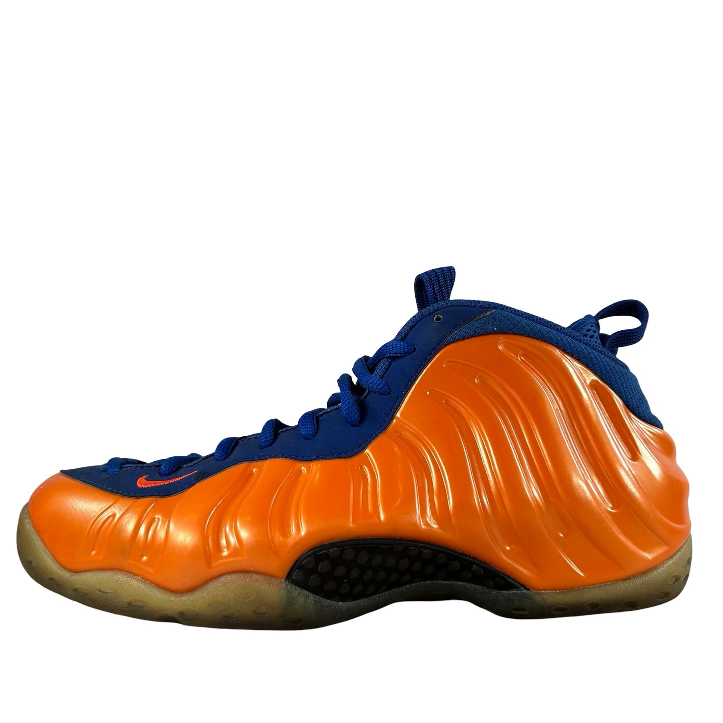 314896 801 Nike Air Foamposite One Knicks [USED] - 9.5 M (Used) (No Box)