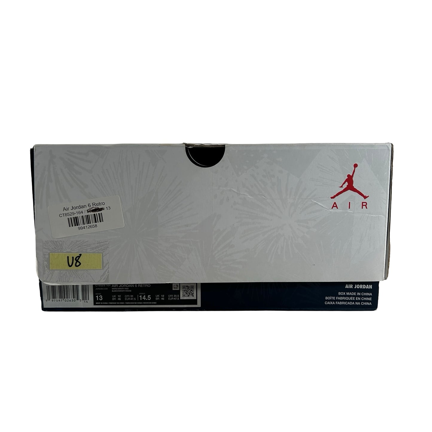 CT8529 164 Jordan 6 Retro Olympic (2024) - 13 M (Used8)