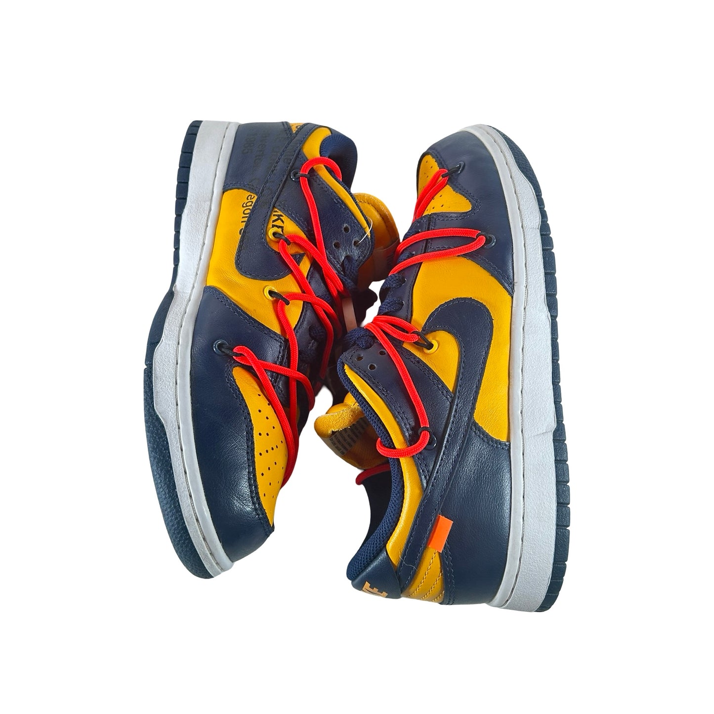 CT0856 700 Dunk Low Off-White University Gold [USED] - 7.5 M (Used2)