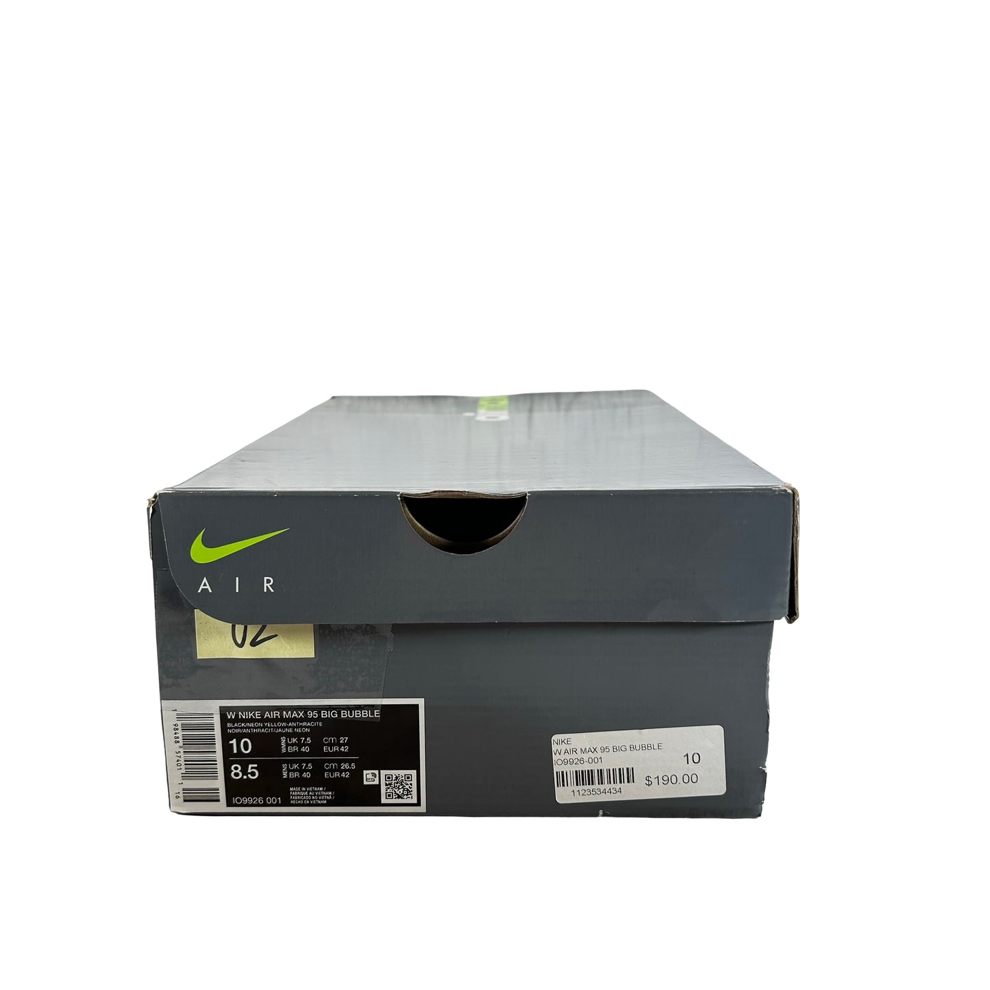 IO9926 001 Nike Air Max 95 Big Bubble Neon (2026) (Women's) [USED] - 10 W (Used2)