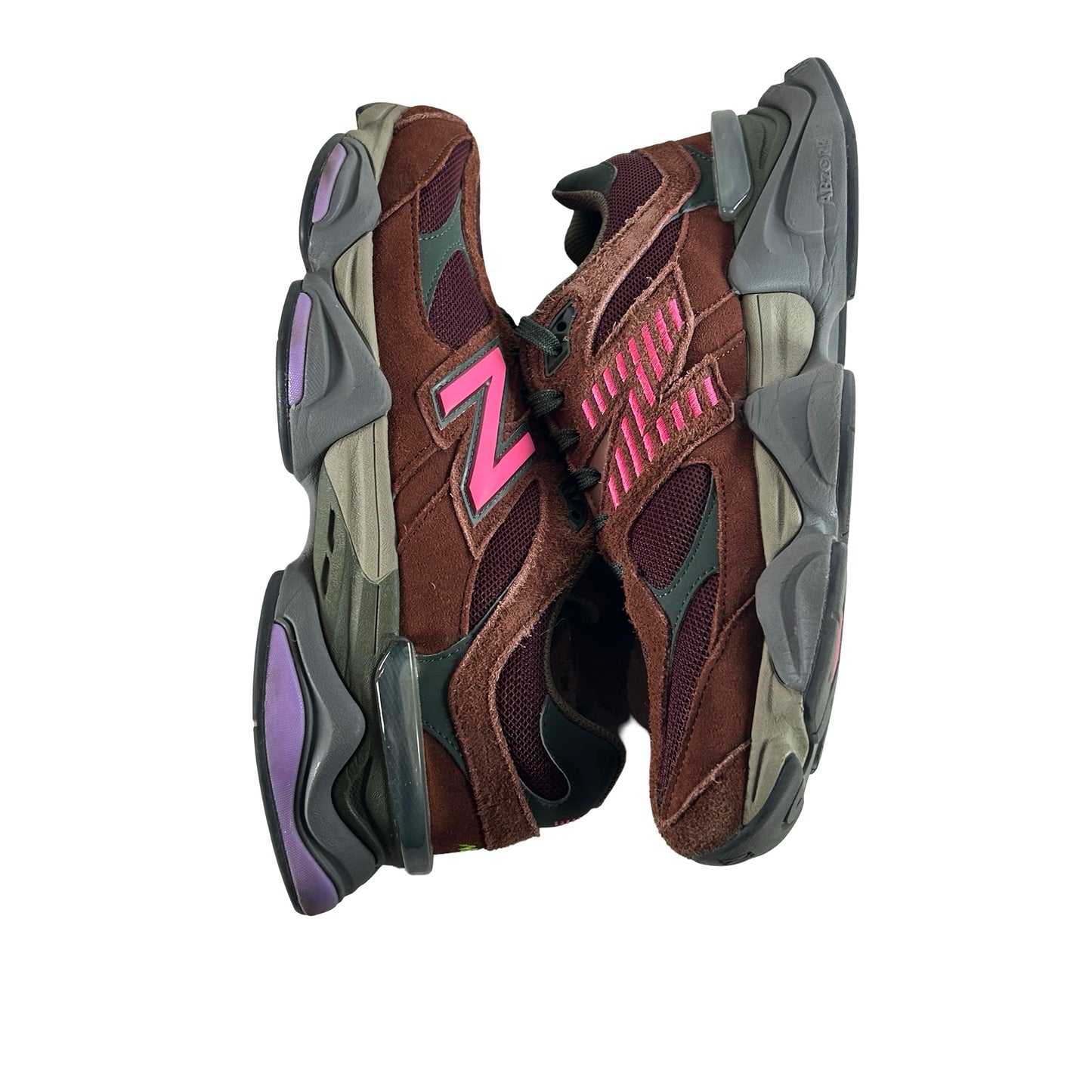 U9060BUR New Balance 9060 Rich Oak Burgundy [USED] - 11 M (Used3)