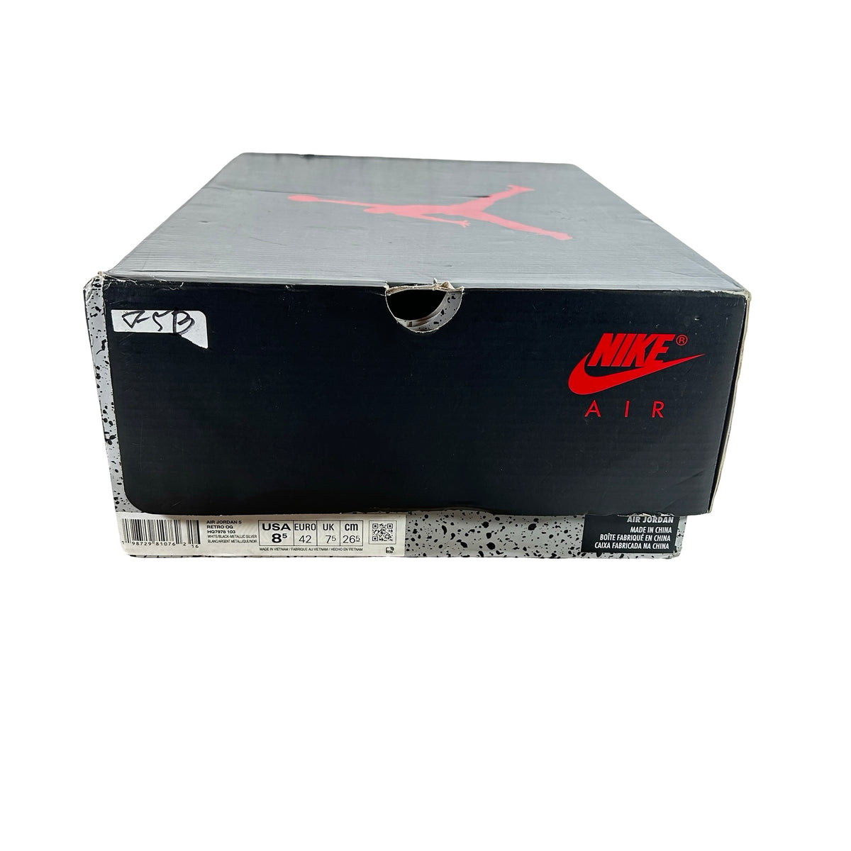 HQ7978 103 Jordan 5 Retro White Metallic (2026) [USED] - 8.5 M (Used)