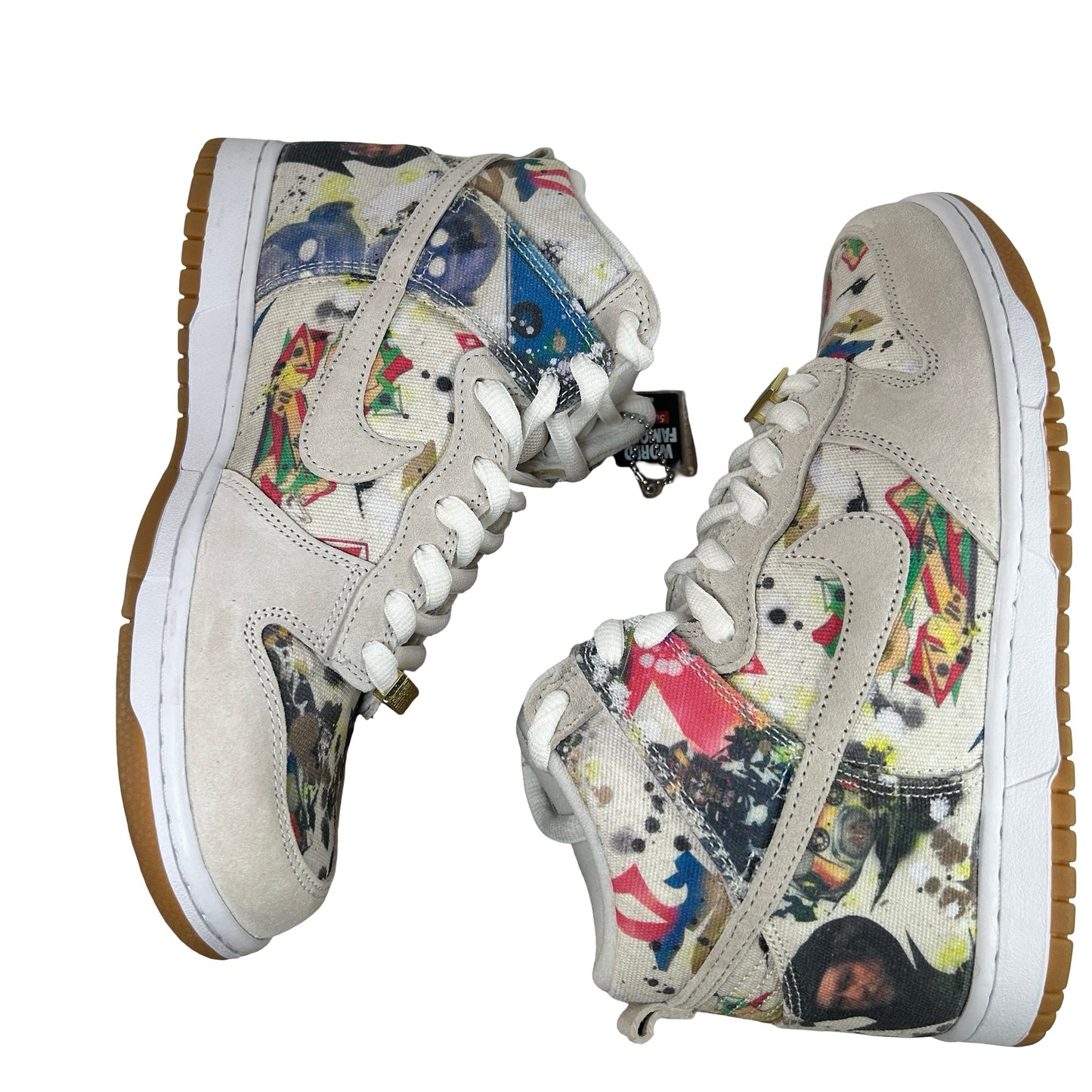 FD8779 100 Nike SB Dunk High Supreme Rammellzee [USED] - 7.5 M (Used)