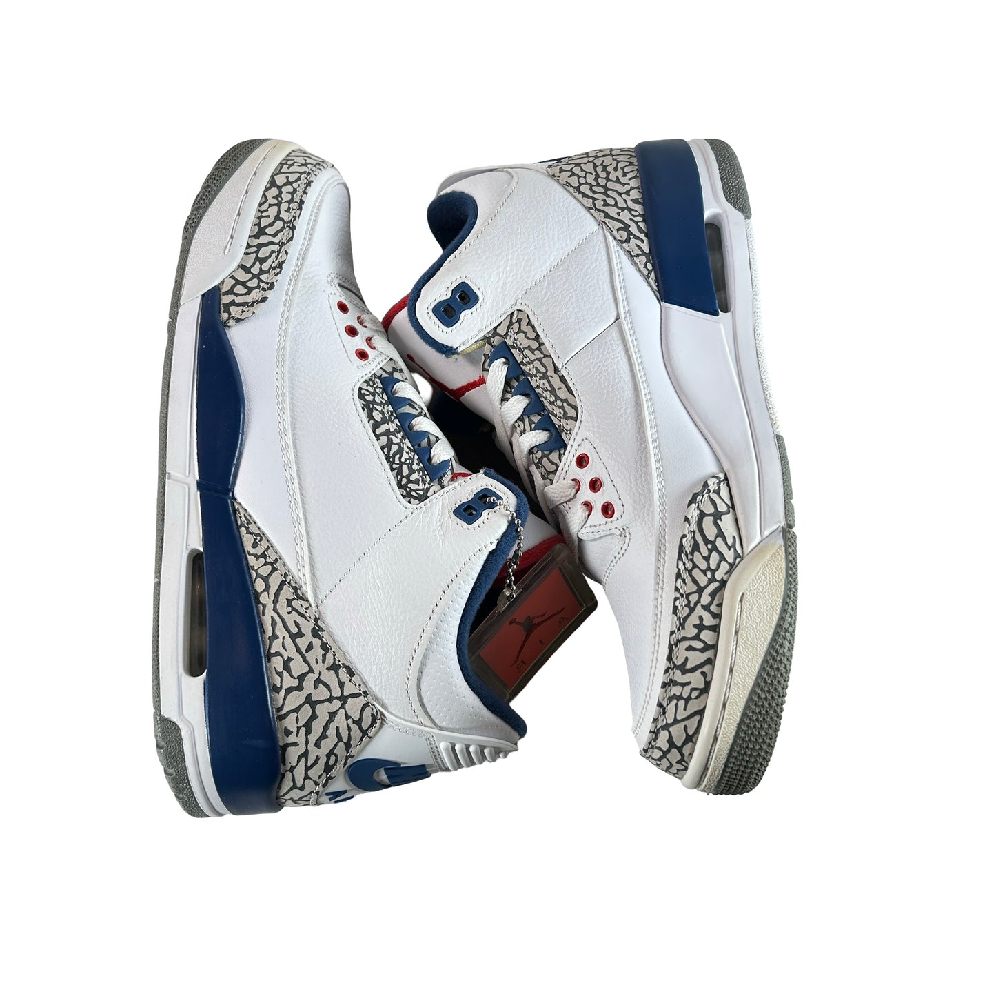 854262 106 Jordan 3 Retro True Blue (2016) - 9 M (Yellowing) (No Box)