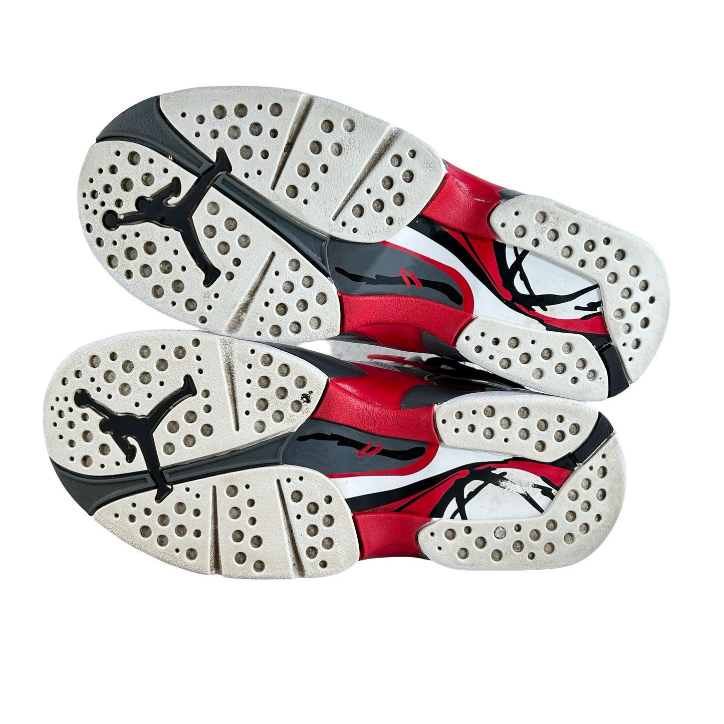 305368 100 Jordan 8 Retro White True Red (2025) (GS) [USED] - 5.5 Y (Used)