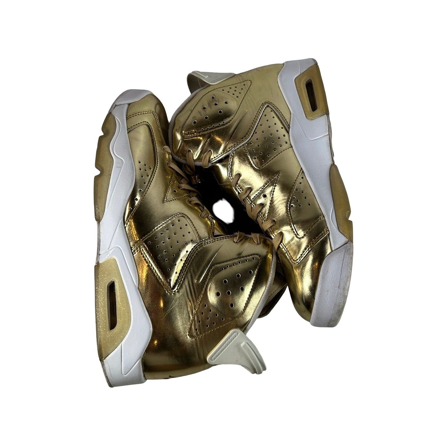 854271 730 Jordan 6 Retro Pinnacle Metallic Gold [USED] - 9 M (Used) (No Box)
