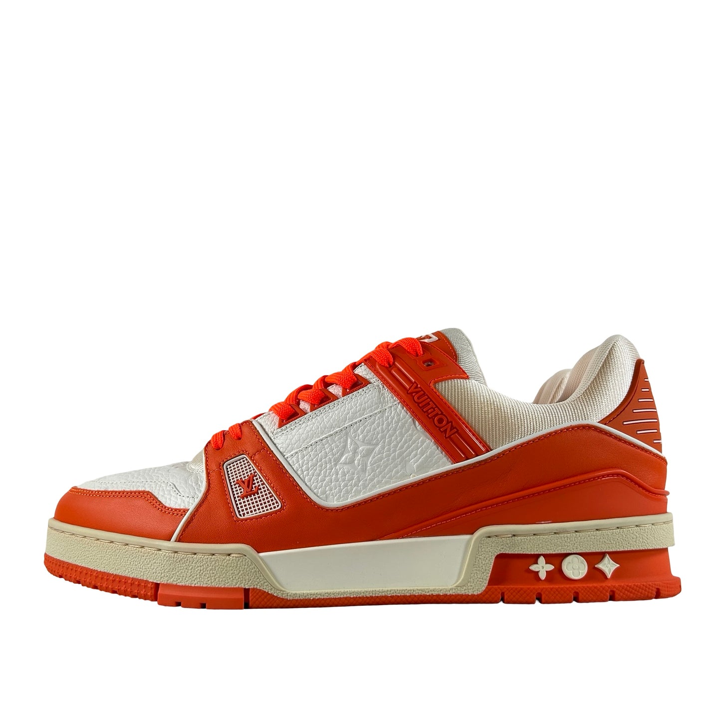 1A811P Louis Vuitton LV Trainer Orange [CONDITIONAL] - LV 10.5 (Yellowing)