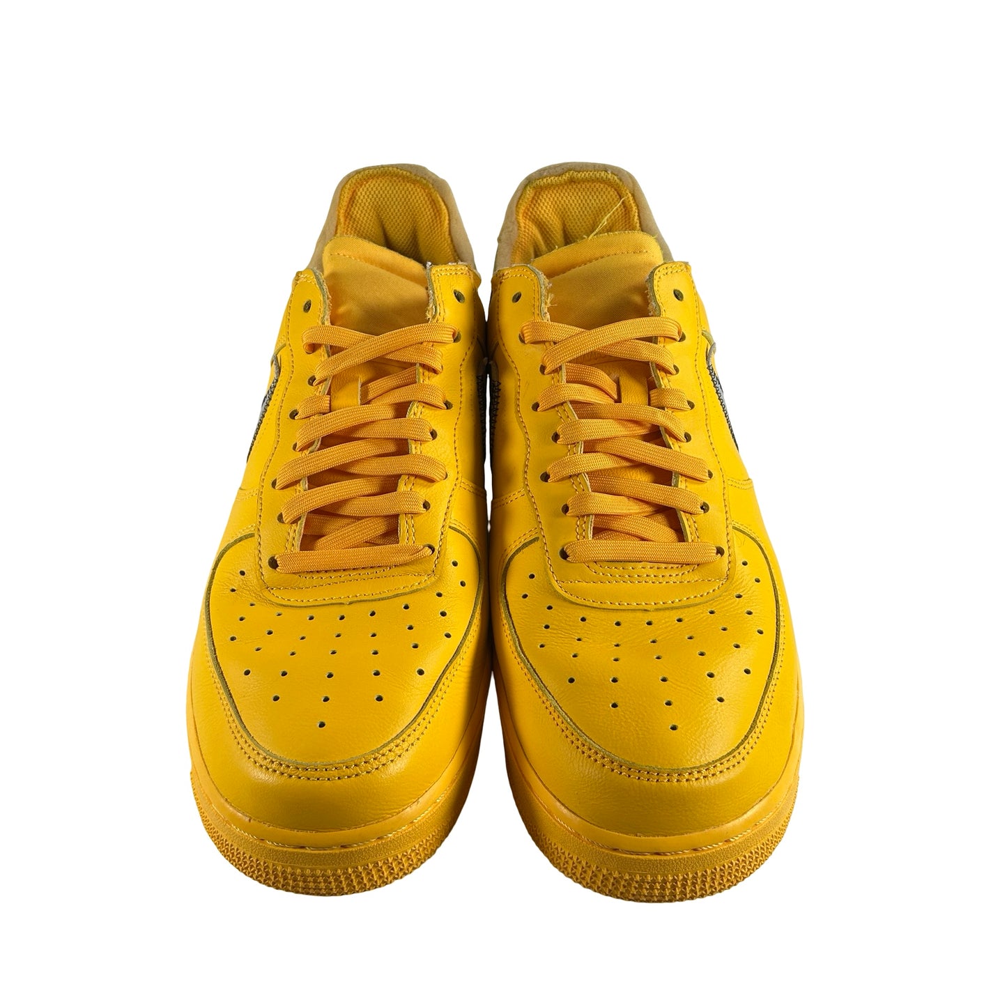 DD1876 700 Nike Air Force 1 Low Off-White ICA University Gold [USED] - 10.5 M (Used)