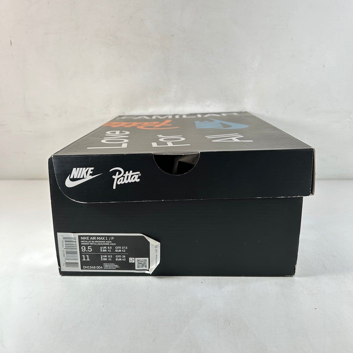 DH1348 004 Nike Air Max 1 Patta Waves Noise Aqua [USED] - 9.5 M (Used)